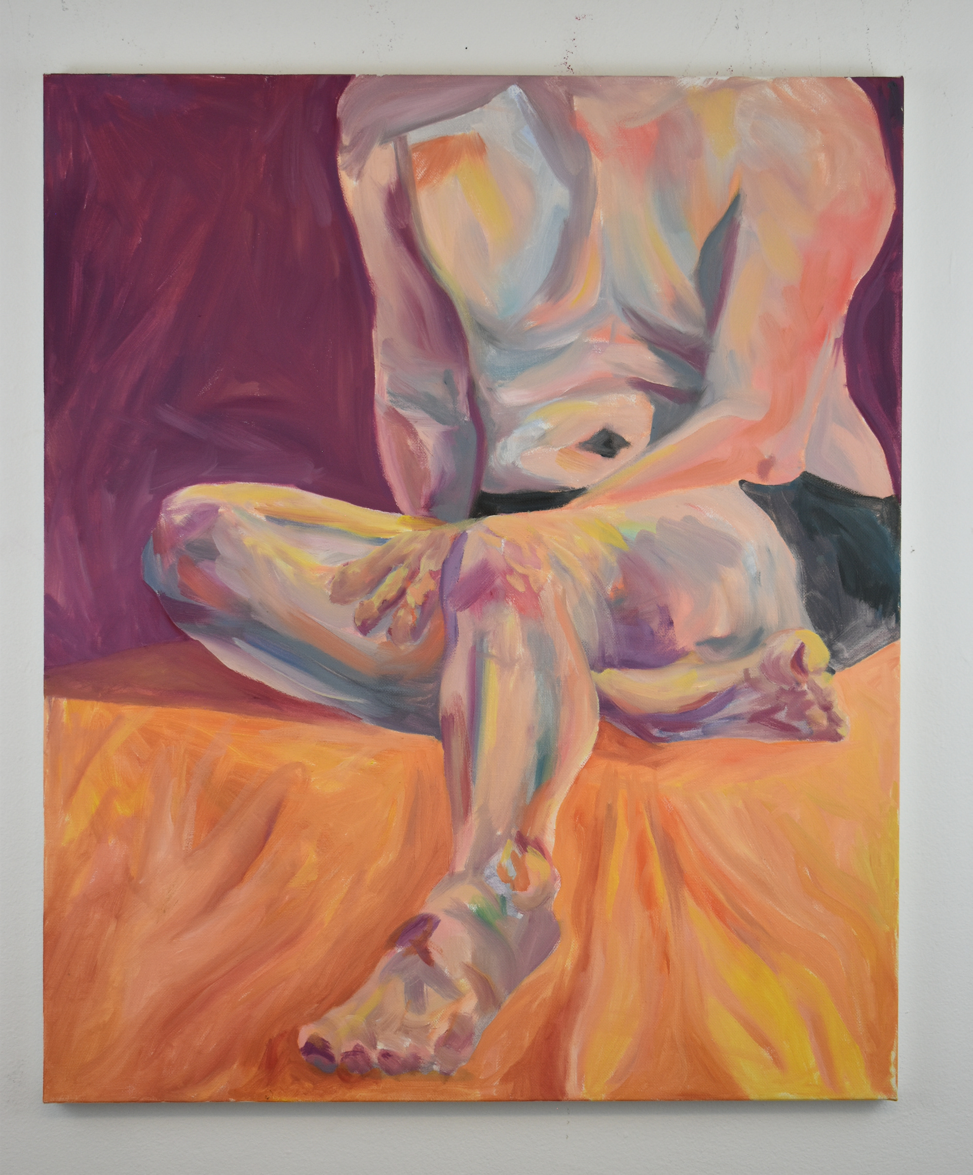 Figure Study 2 - Oil on Canvas