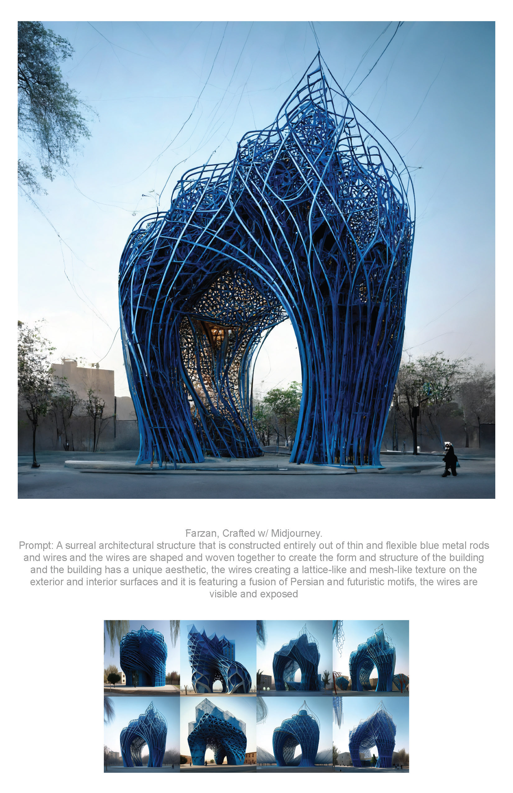 Farzan Tahmasbi. Exercise: Materials, Textures, Patterns, Openings