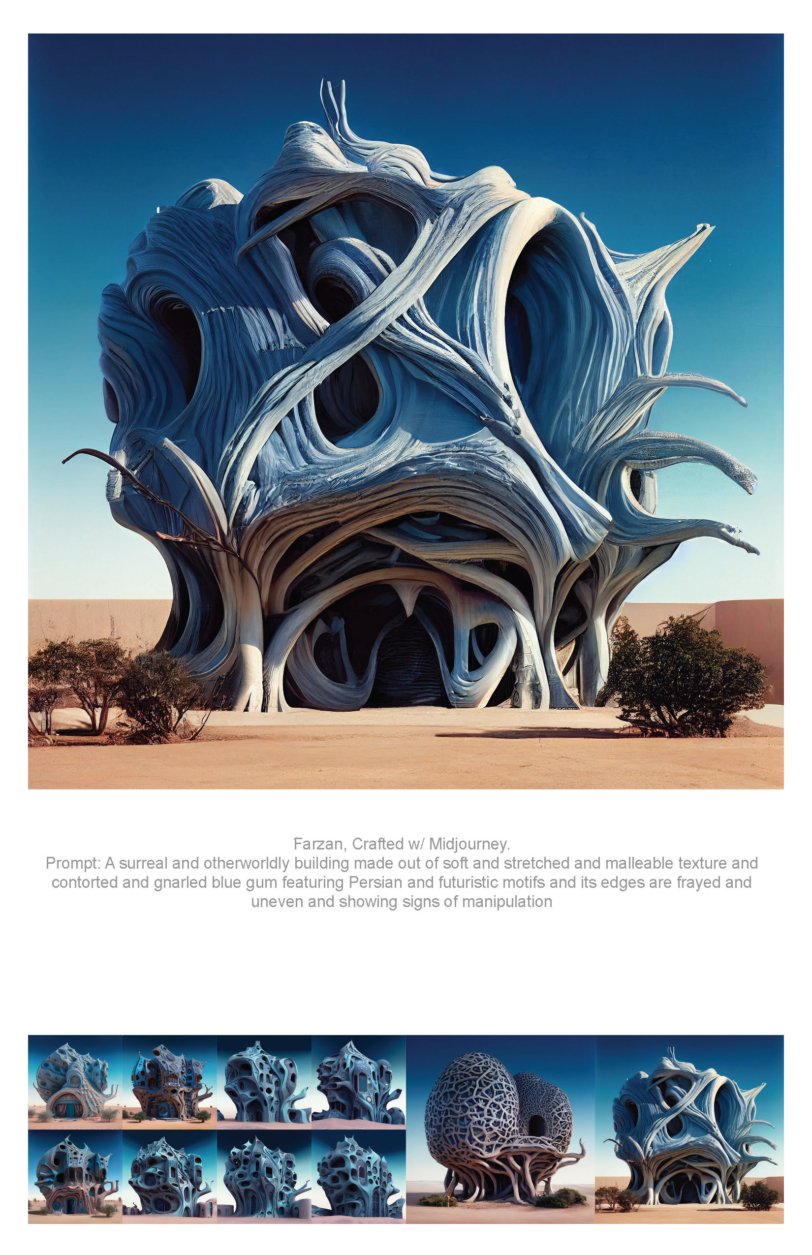Farzan Tahmasbi. Exercise: Materials, Textures, Patterns, Openings