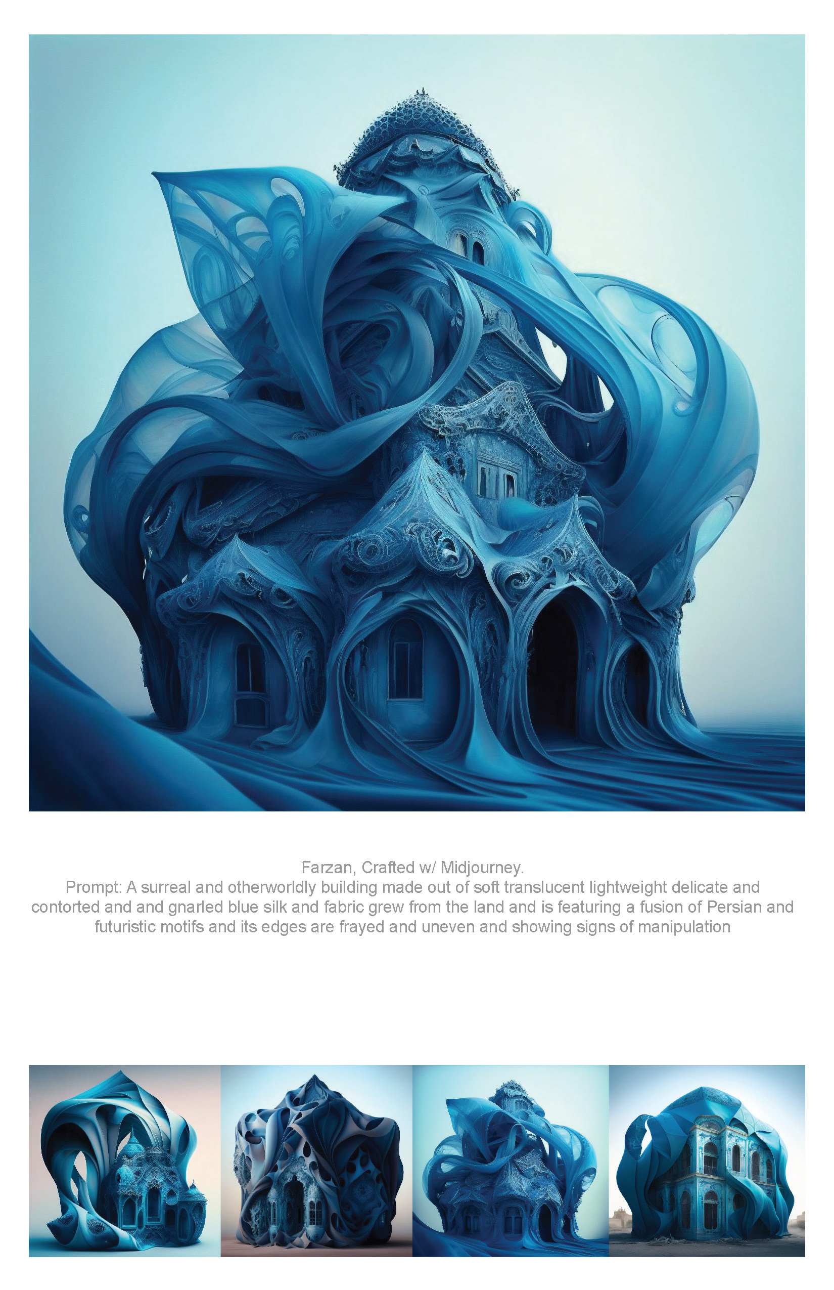 Farzan Tahmasbi. Exercise: Materials, Textures, Patterns, Openings