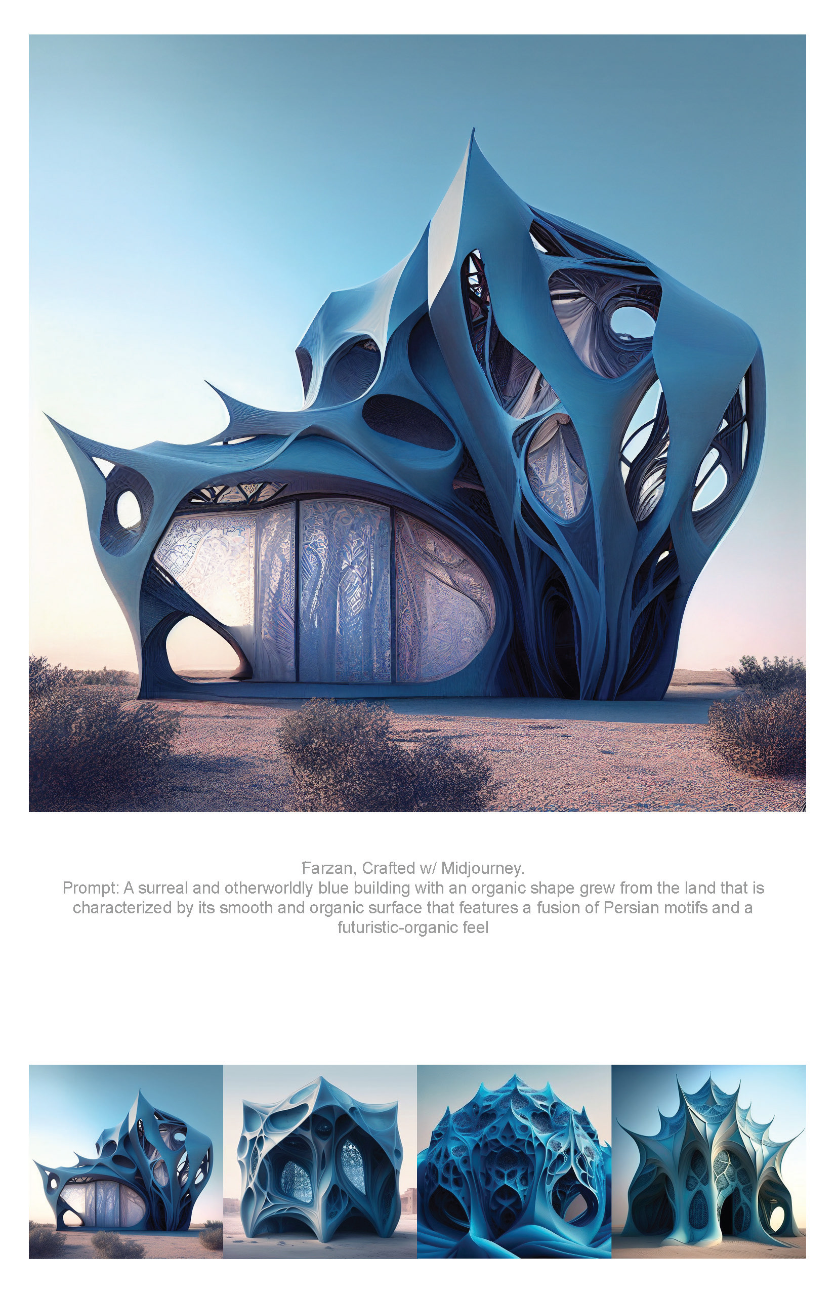 Farzan Tahmasbi. Exercise: Materials, Textures, Patterns, Openings