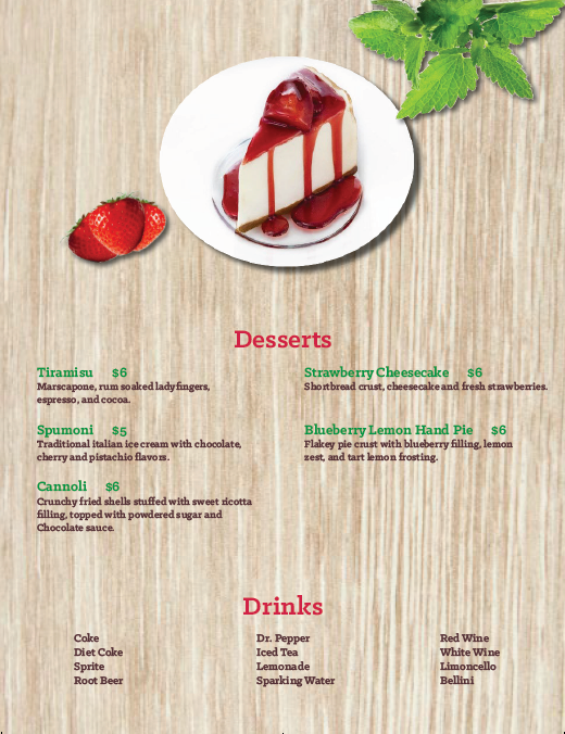 Menu Page 3
