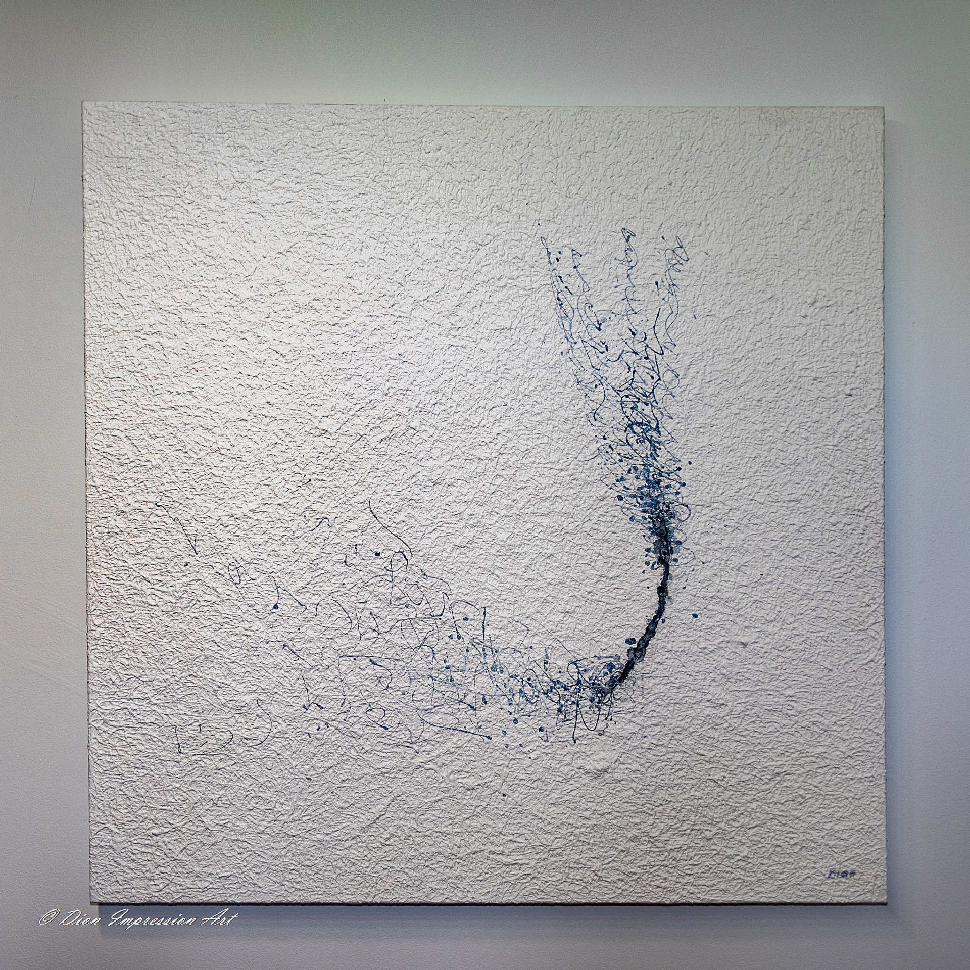 Emotie 120x120cm Acryl op doek