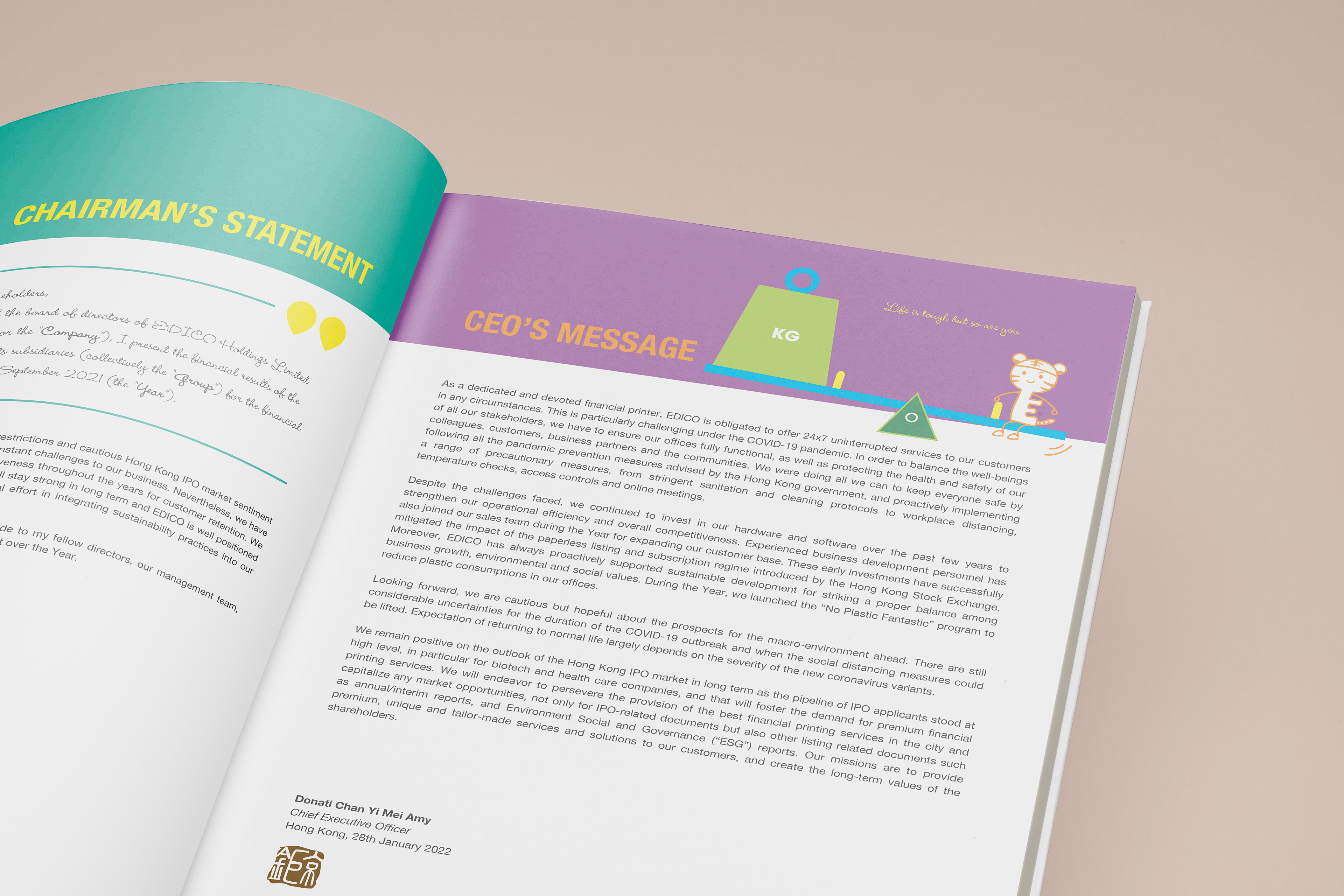 Text of annual report