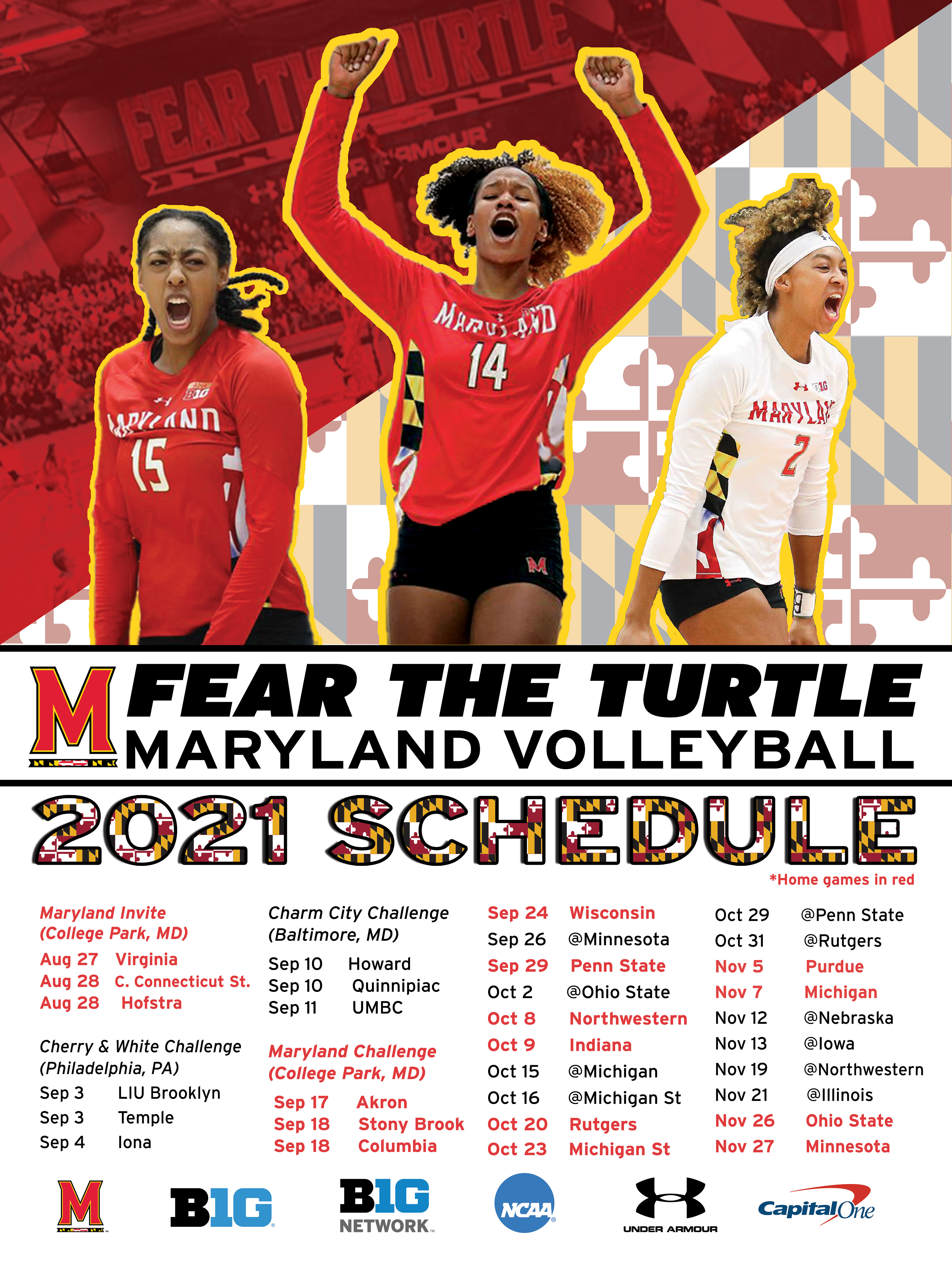 2021 UMD Volleyball Schedule