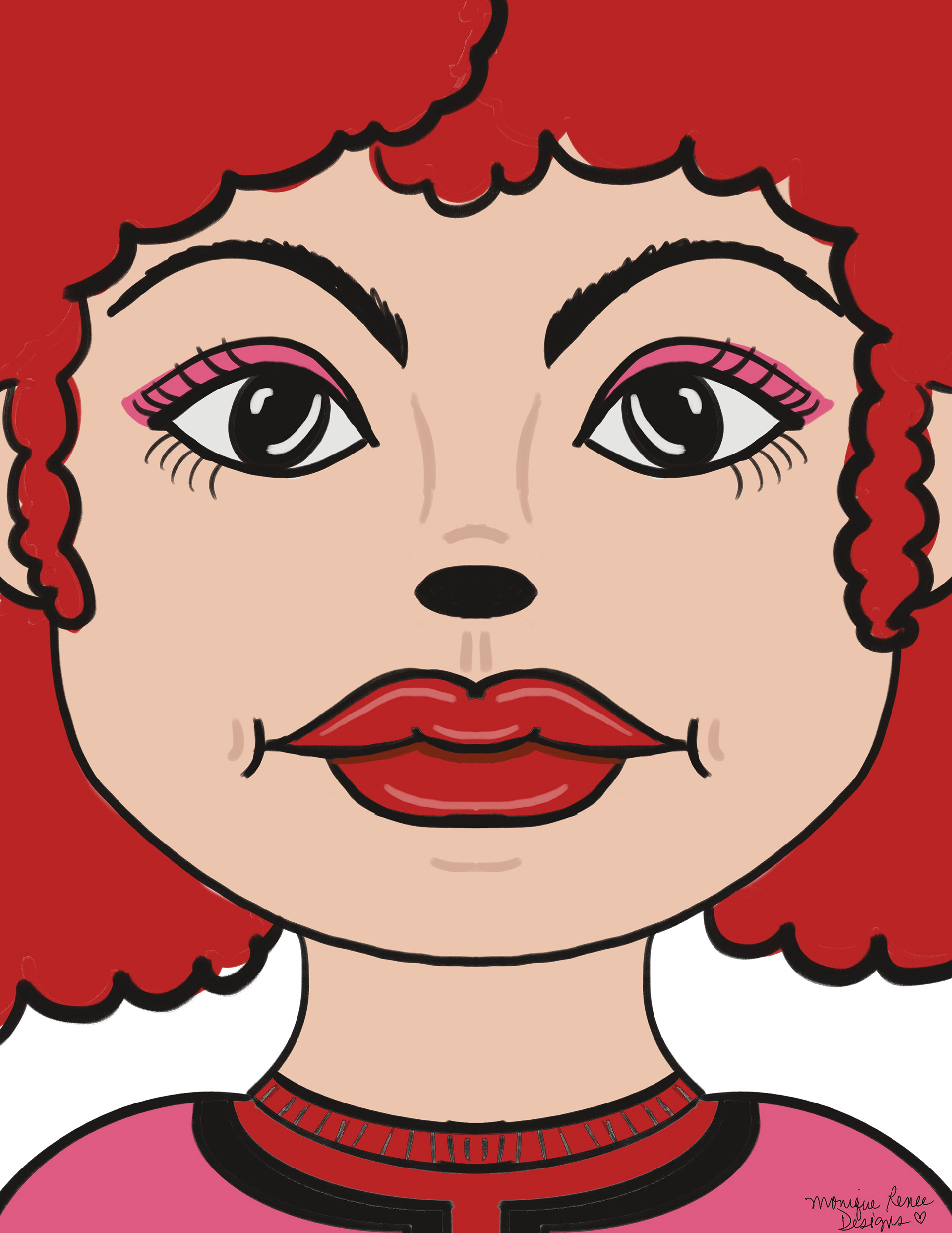 Red Hair Woman