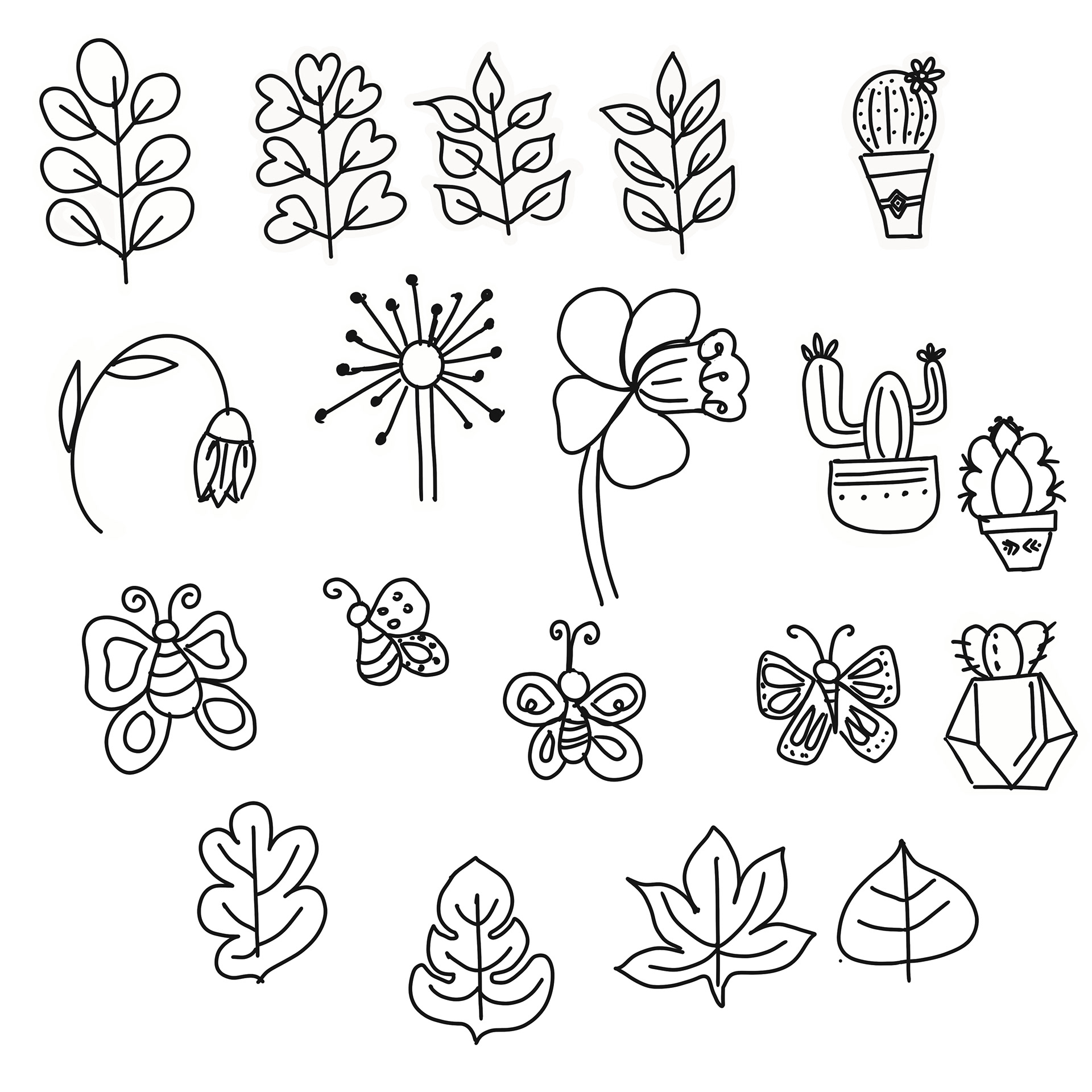 Flower Sticker Sheet