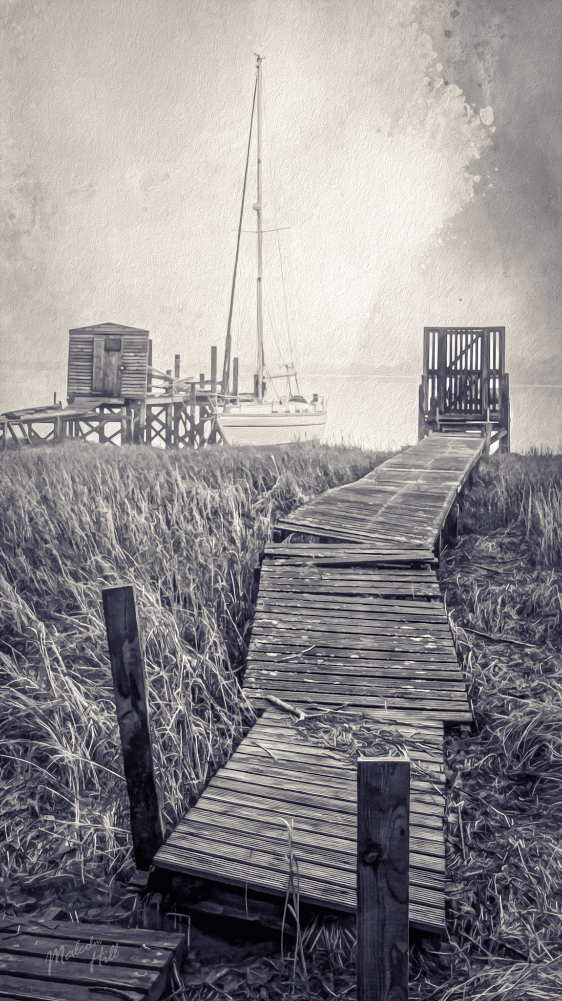 Wire Estuary Mooring