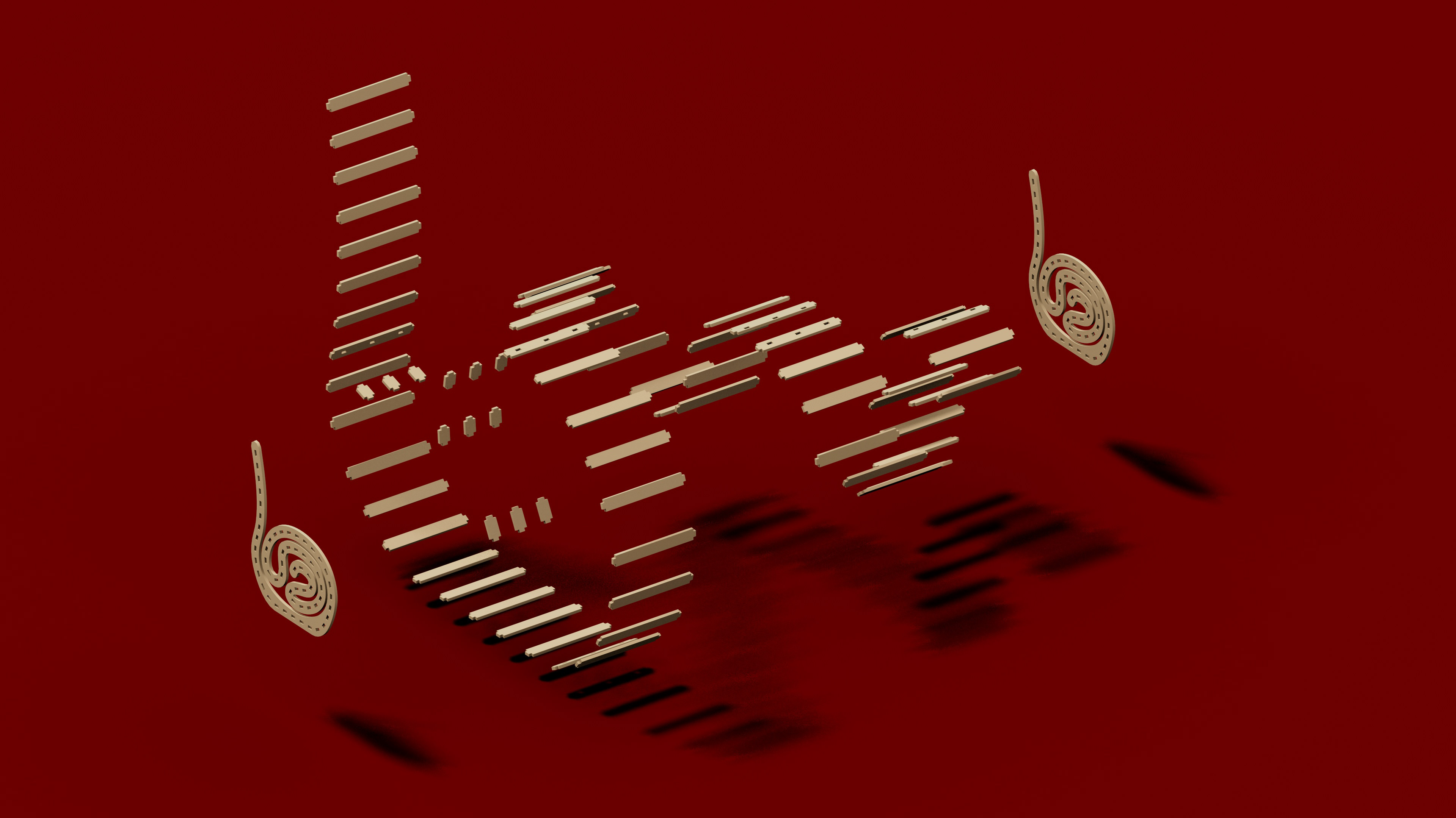 Exploded Isometric Rendering on 3ds Max