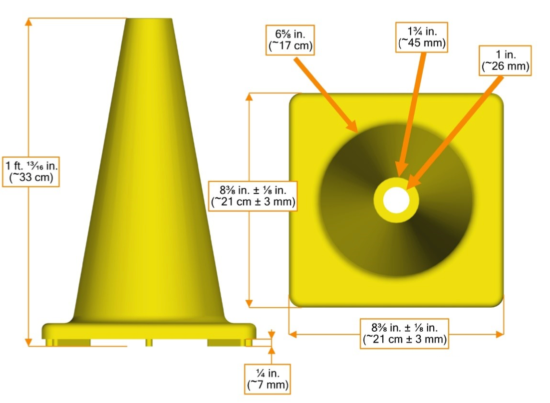 Cone Specs (FRC Game Manual 2023)