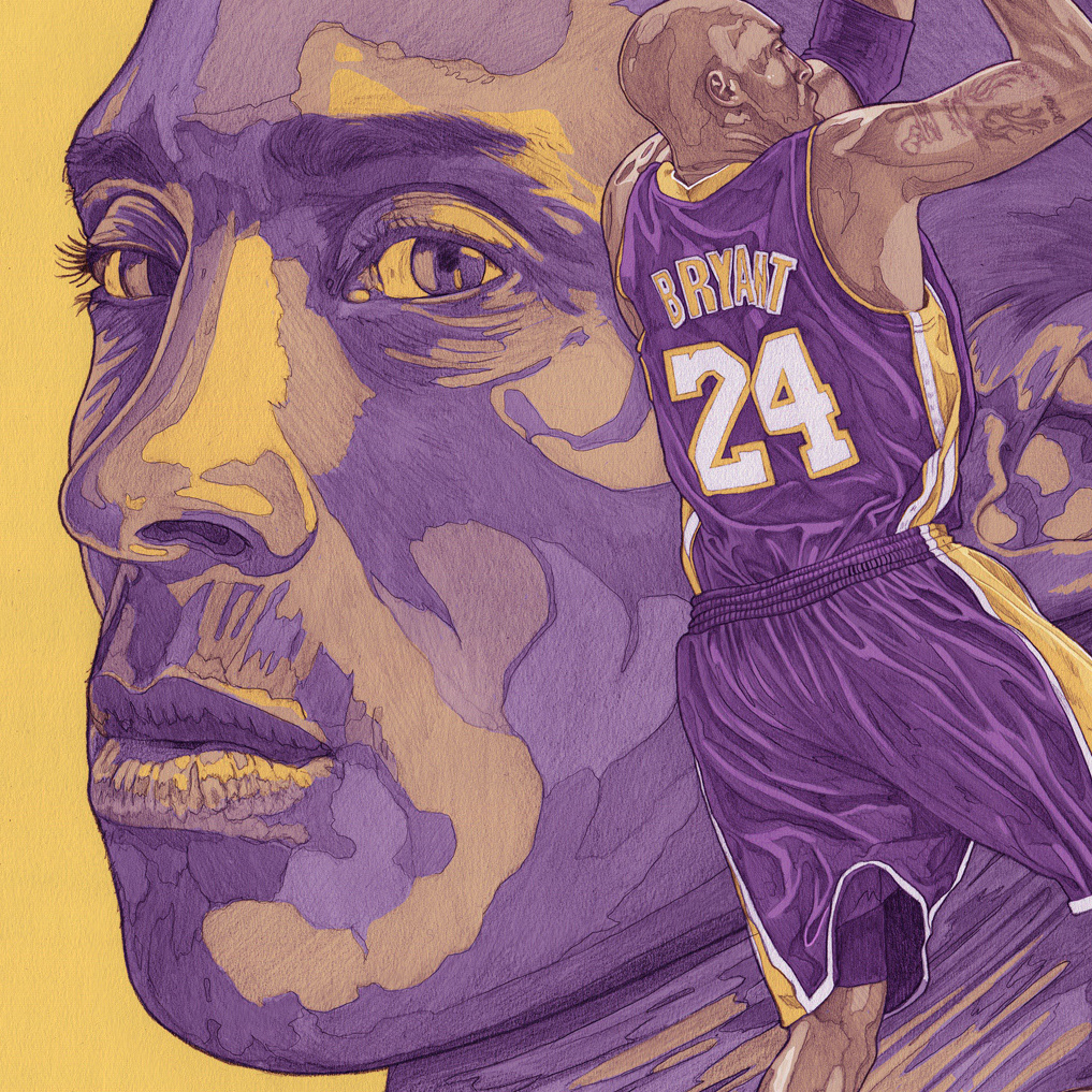 Tavo Montañez - Illustrator - Kobe Bryant