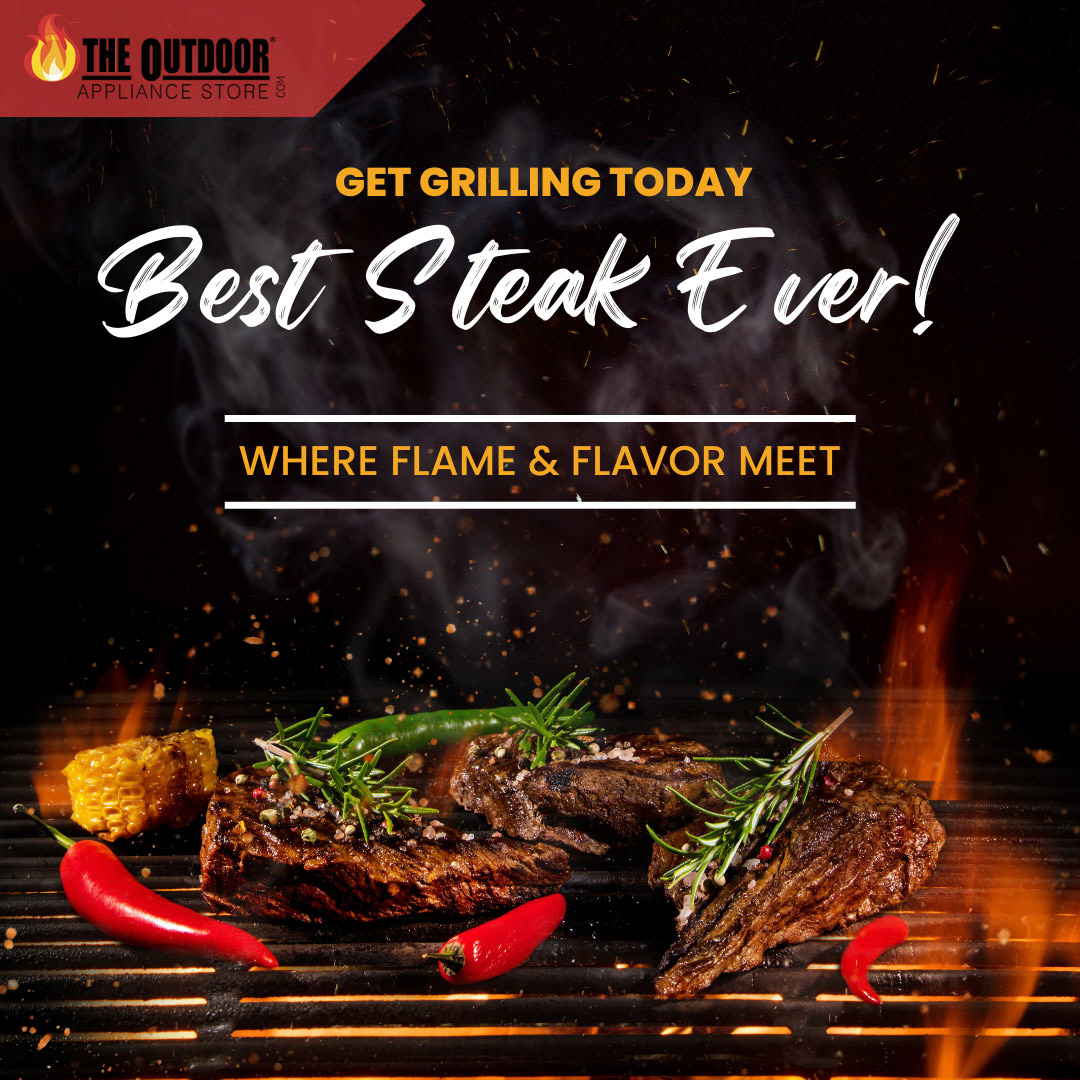 Black Minimalist Beef Steak (Poster) - 1