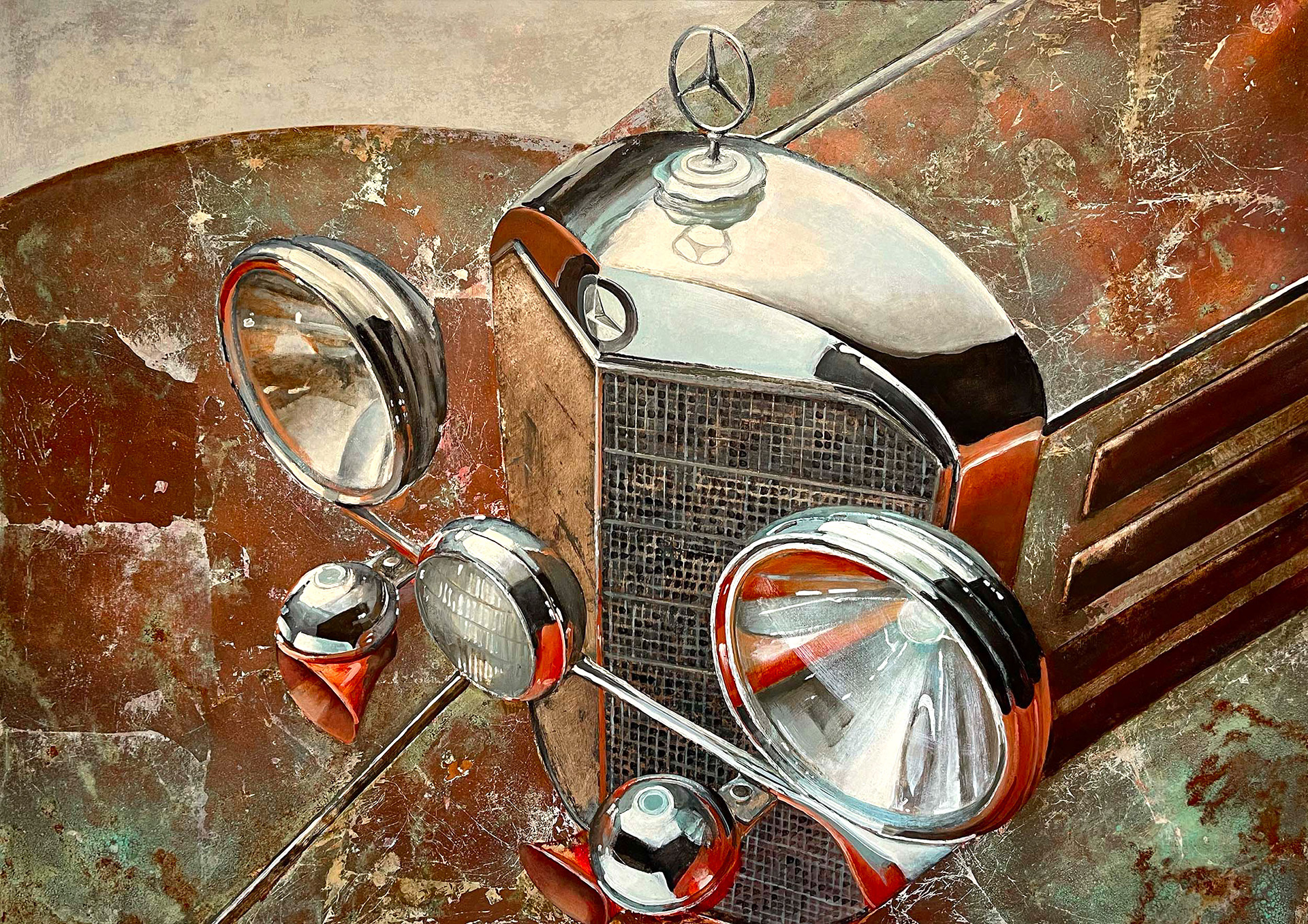 Oil on canvas, 90x70 cm