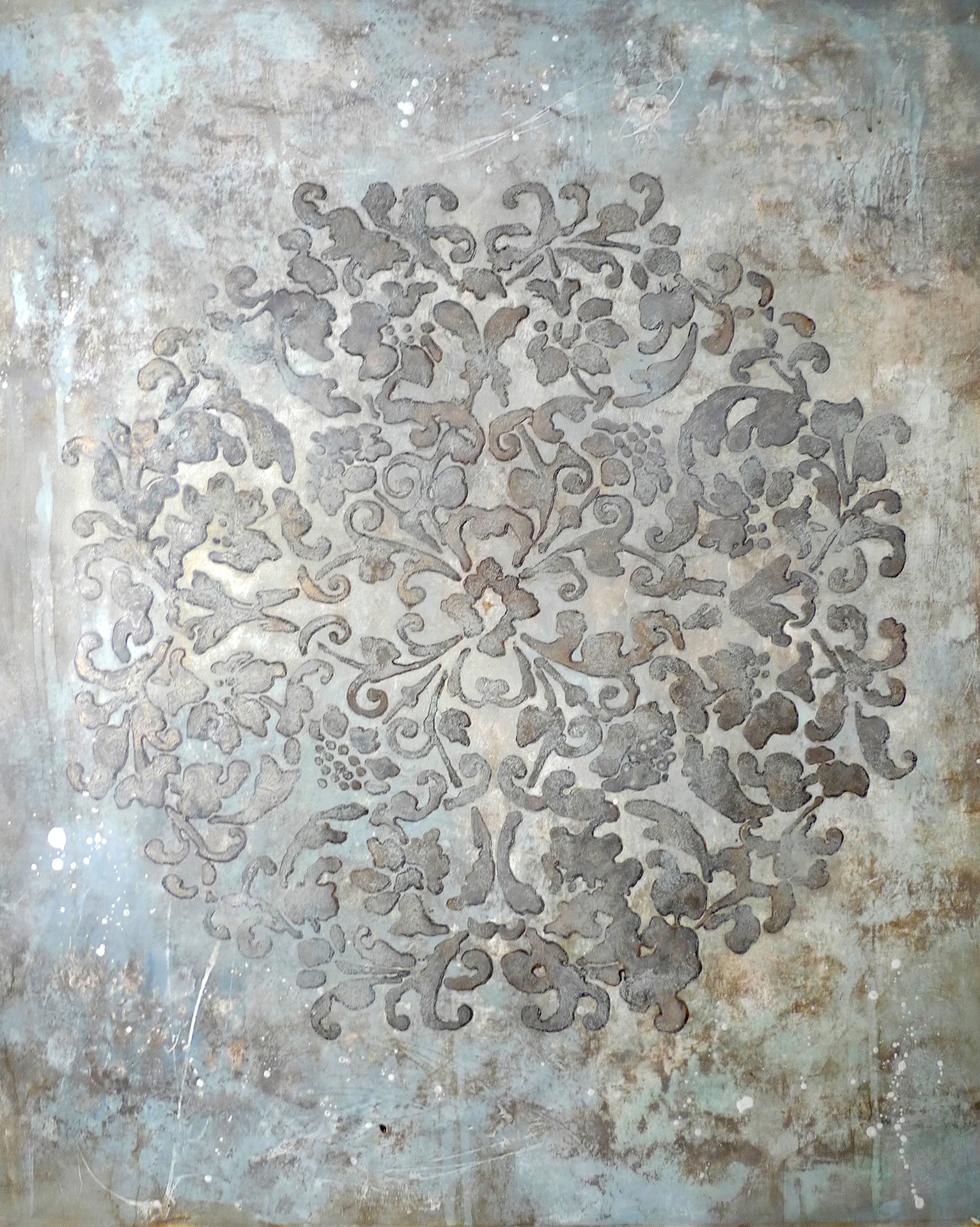 Mandala III, 100x81 oil canvas