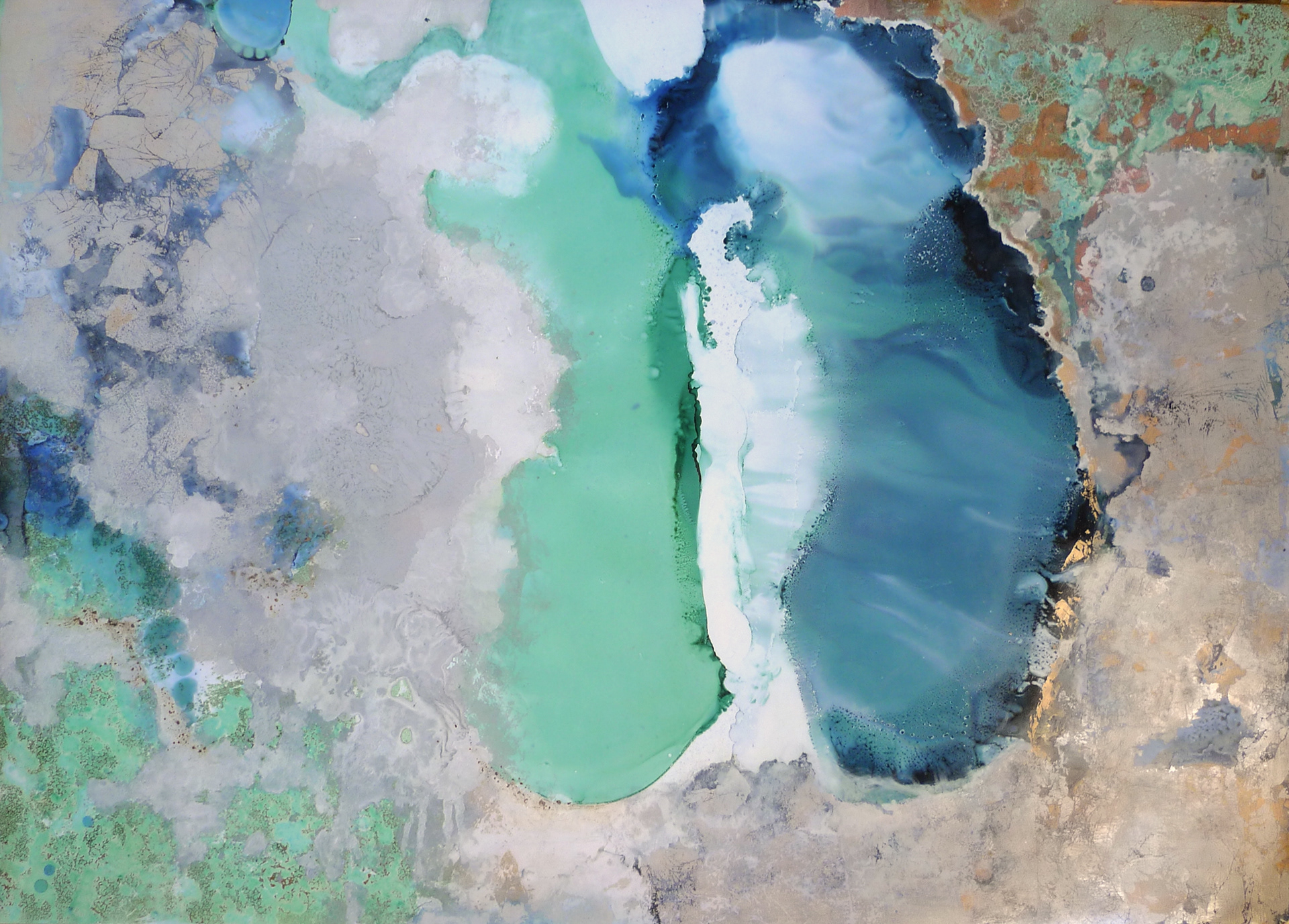 98x70 my own technique on foil