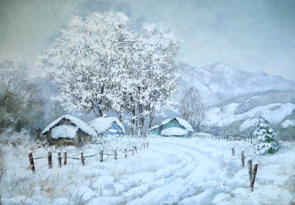 Winter 100x70 oil canvas