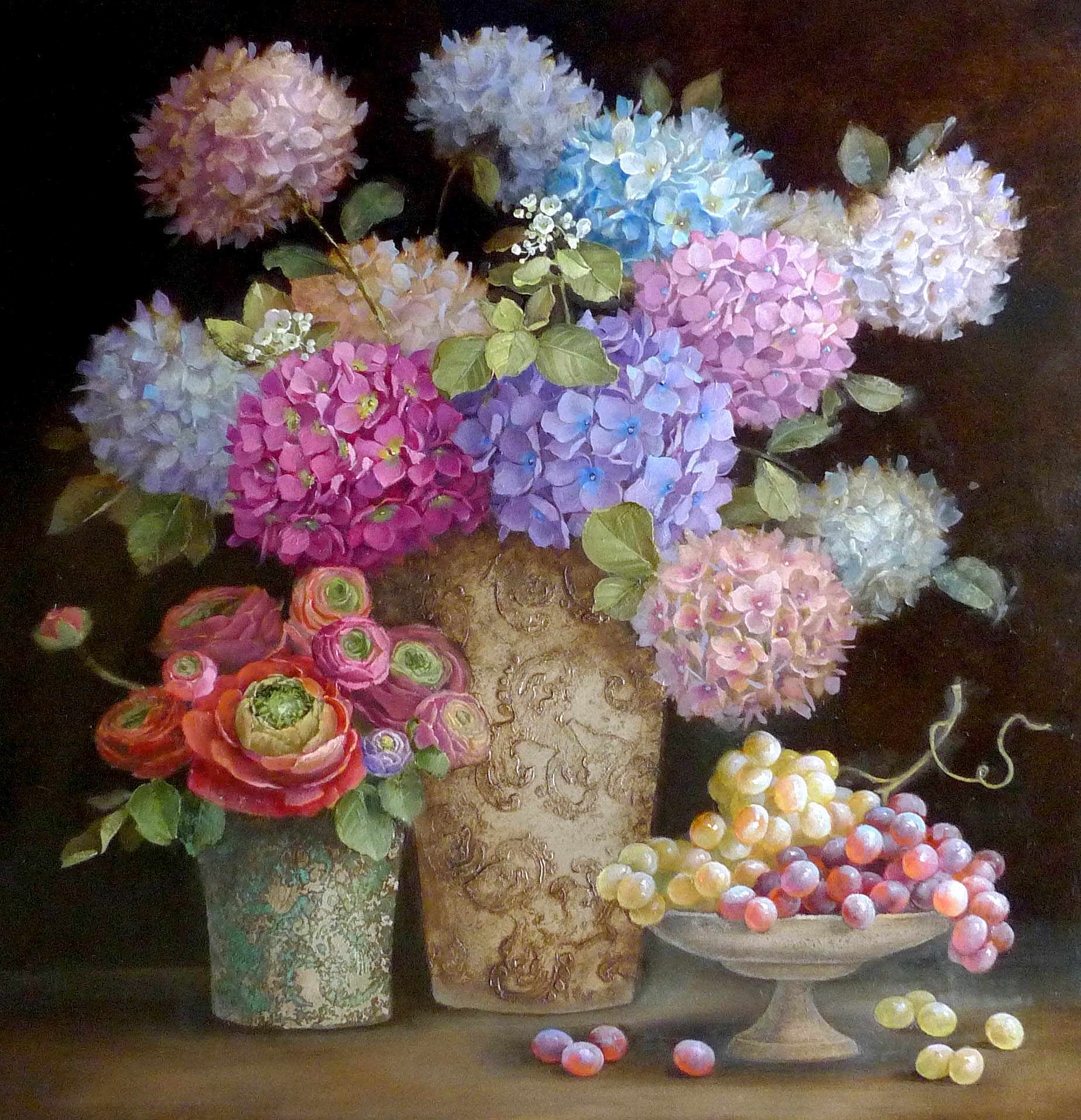 Oil on canvas, 70x73 cm