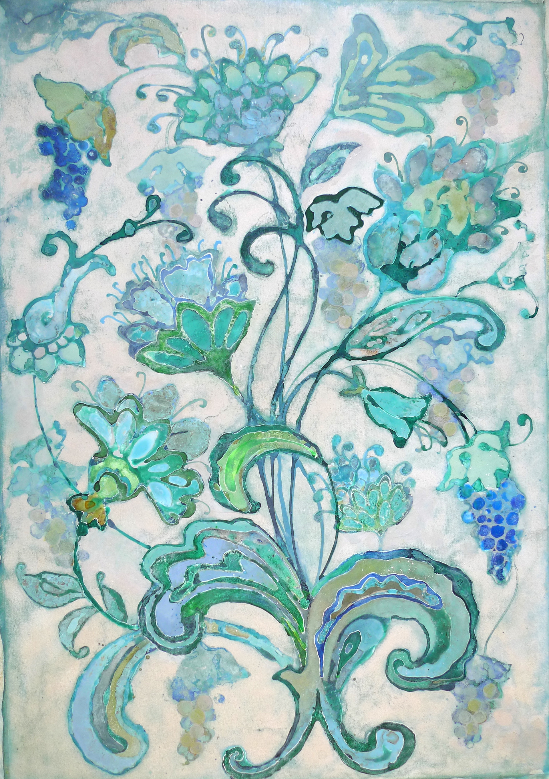 100x70 my own technique on canvas