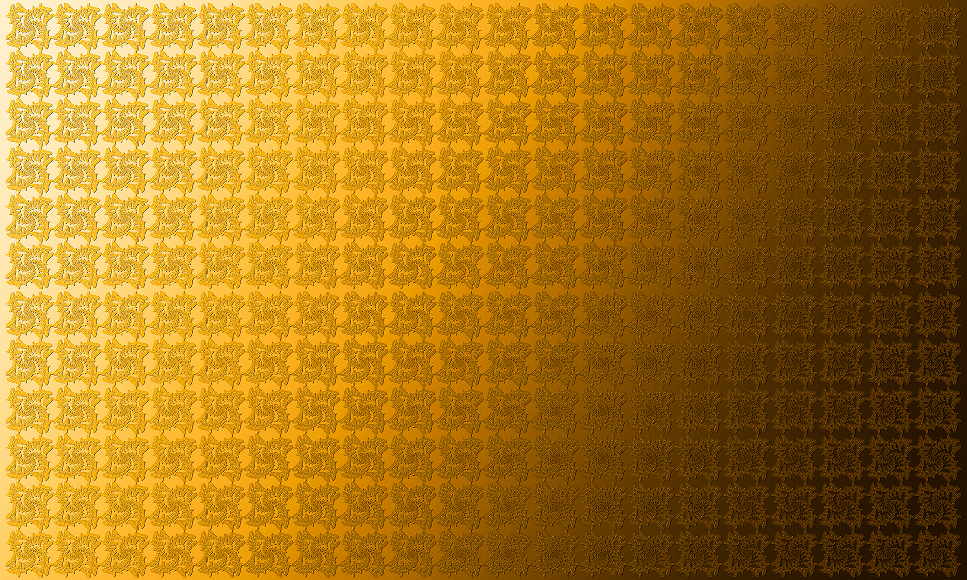 Spiral Moths Gold