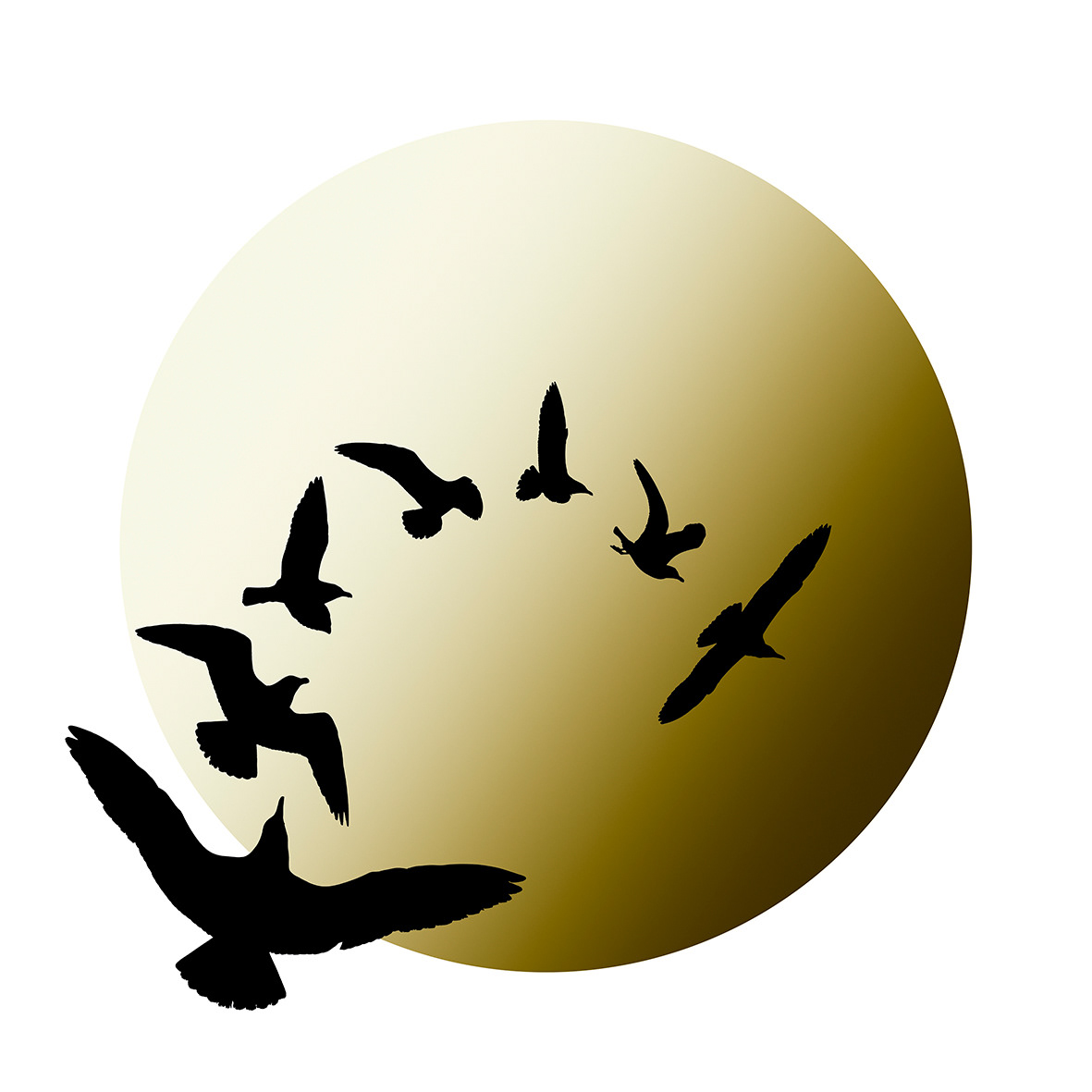 Seagull Circle Gold