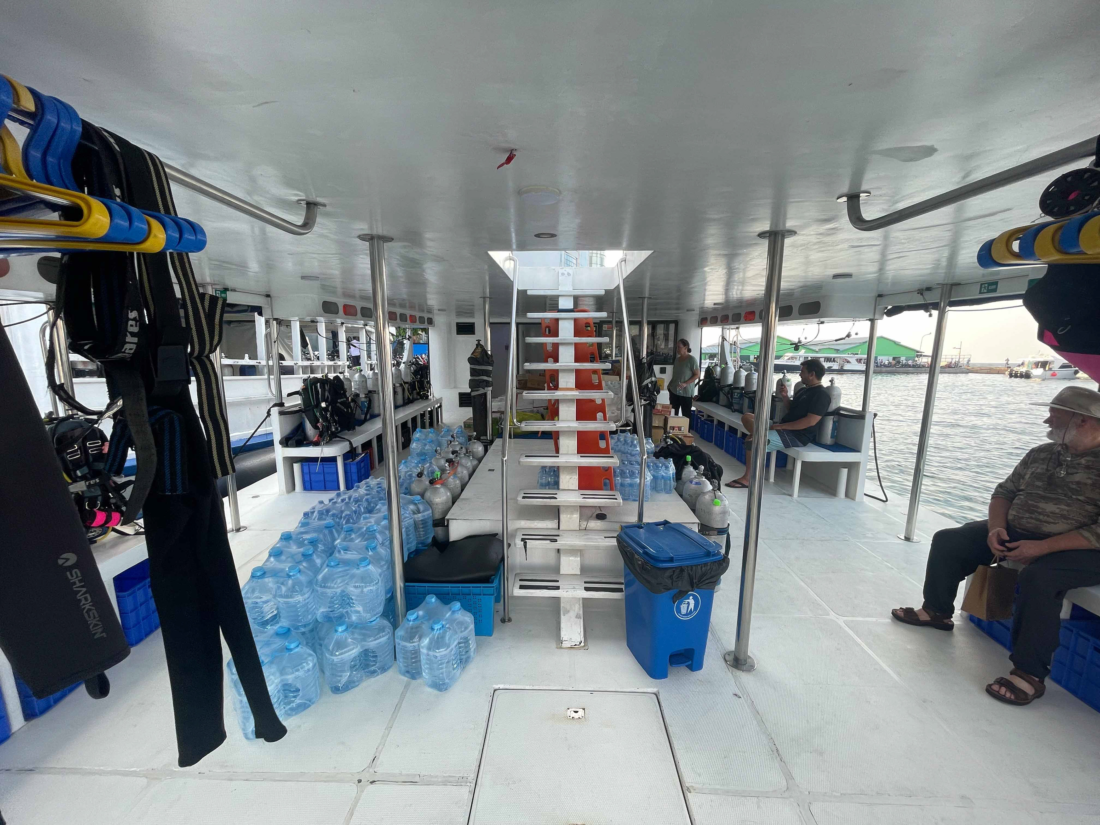 Blue Force stocking up for next trip.