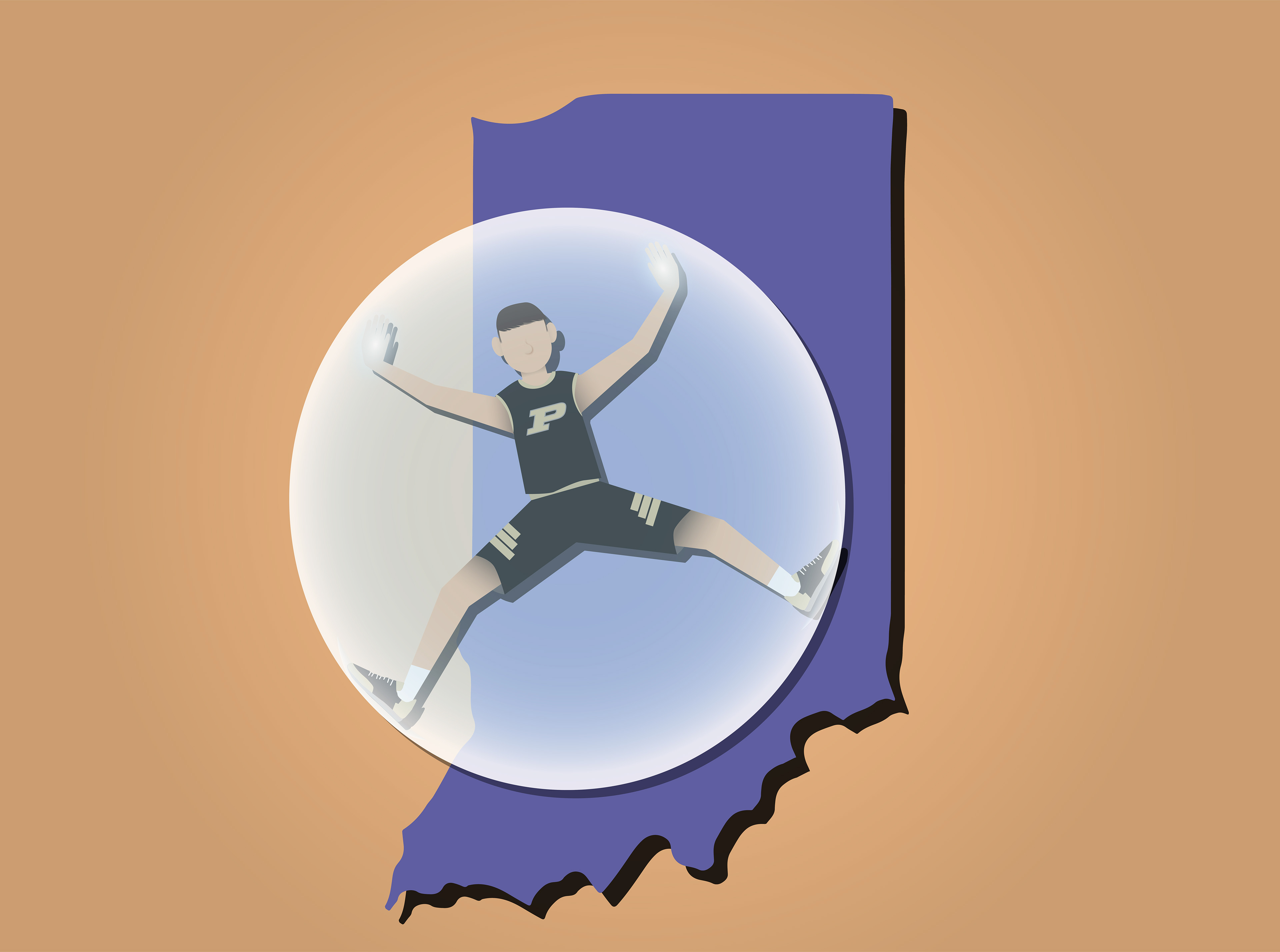 The 2021 NCAA tournament took place in just one state, Indiana, in hopes of mitigating possible COVID-19 exposures. Another precaution the organization took was placing all players in a "controlled environment," colloquially known as "the bubble," any time they were not on the court.