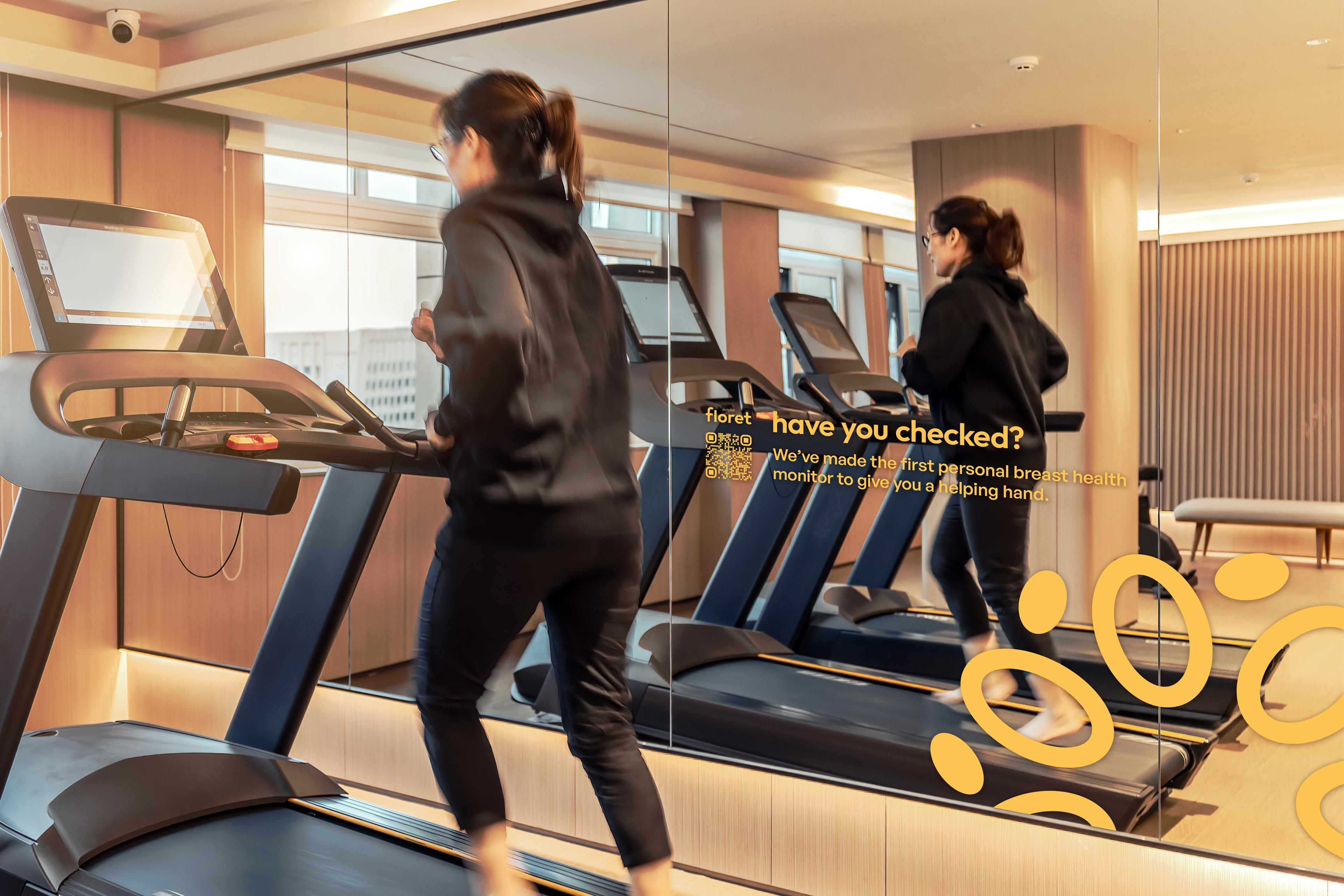 Gym Mirror Advertisement