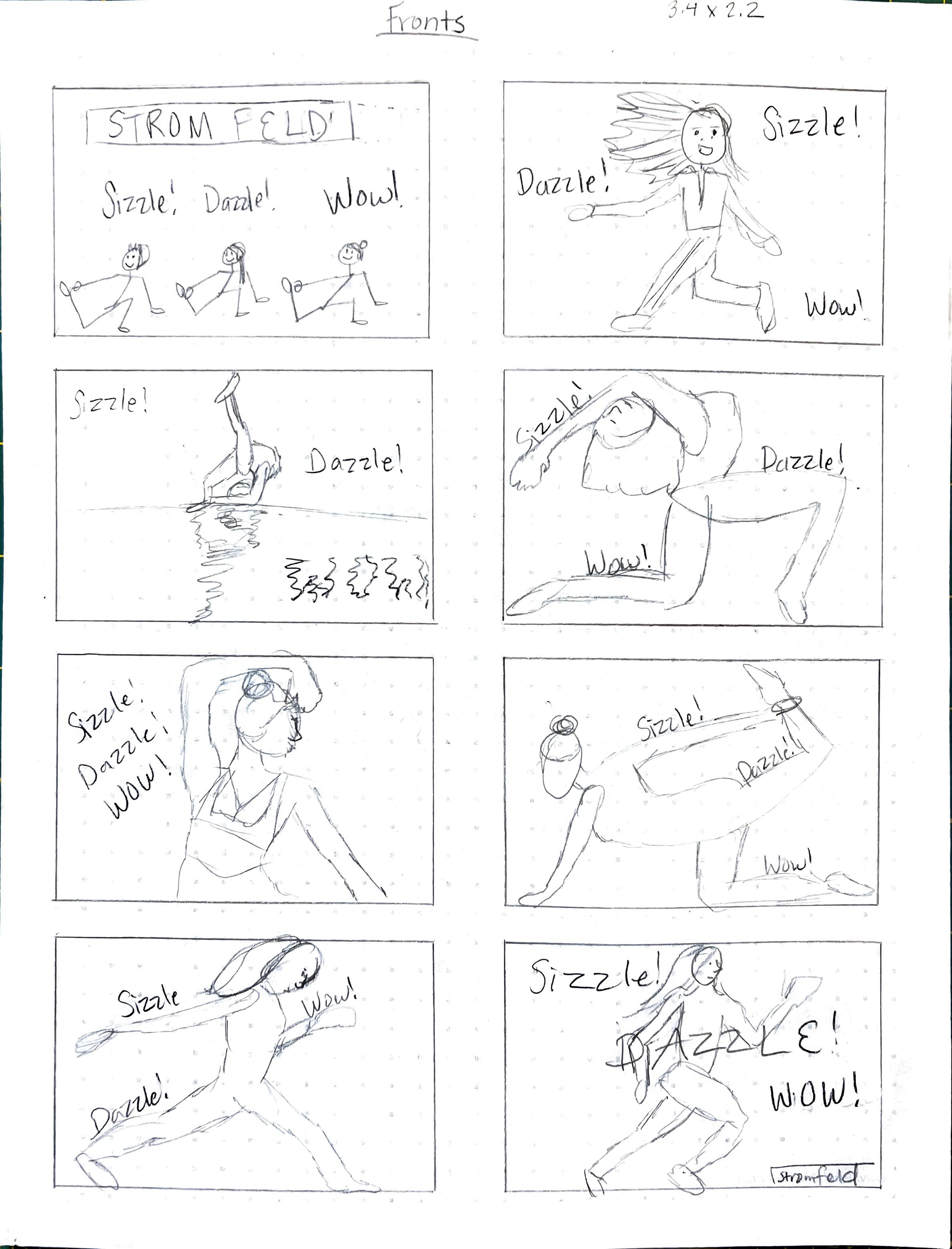 Initial Front Sketches