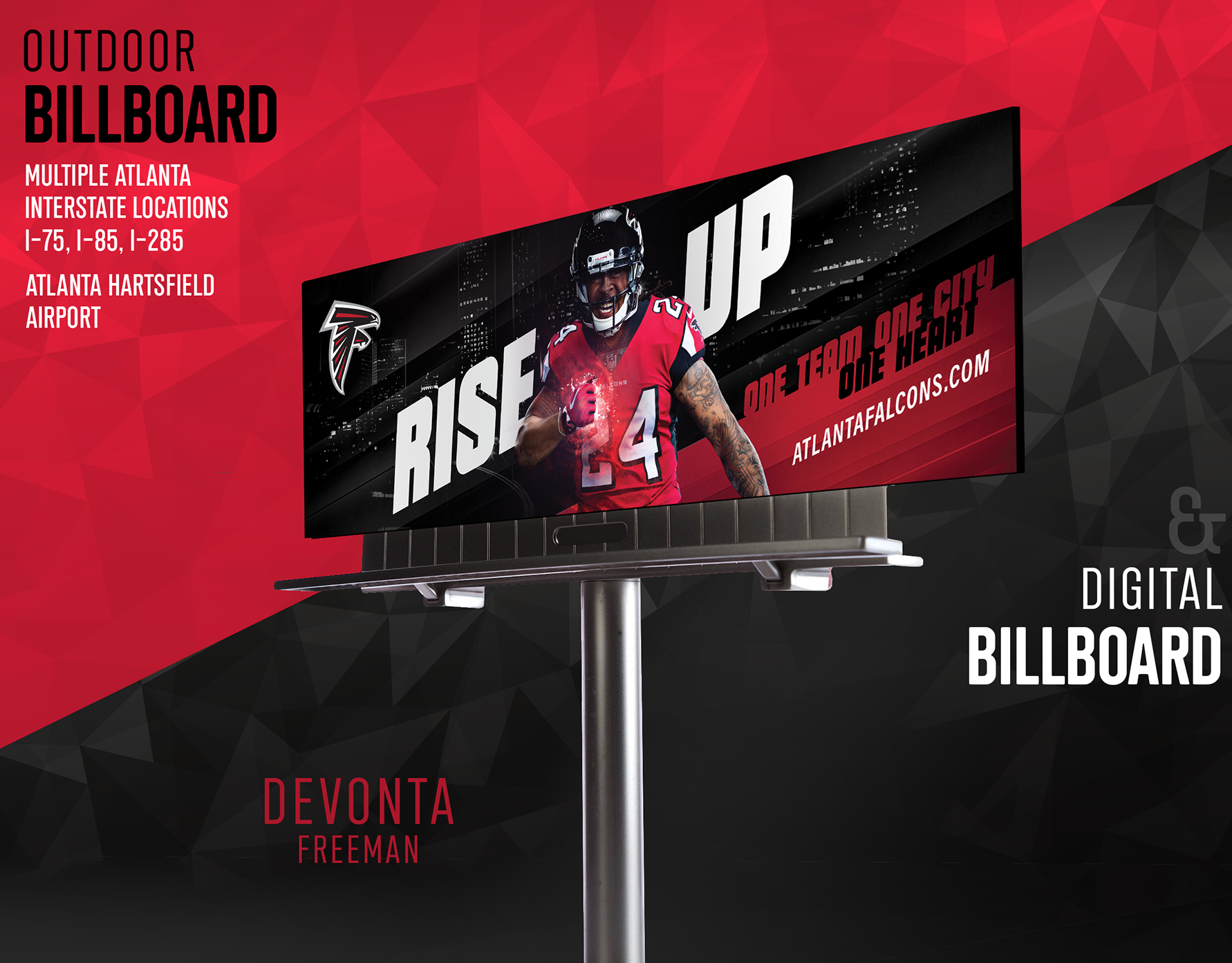 Atlanta Falcons Poster by Pixelcup on Dribbble