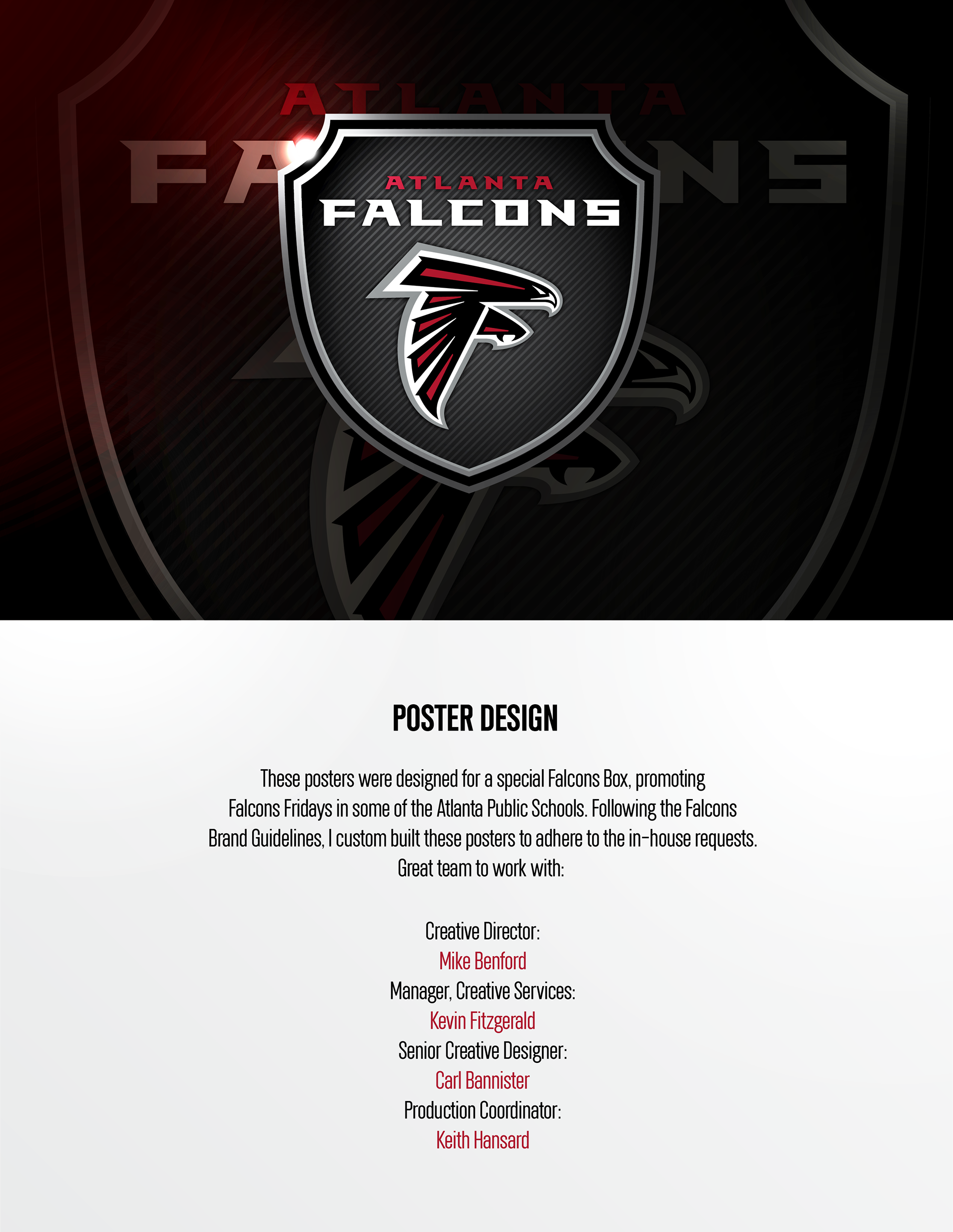 Black Background With An Atlanta Falcons Logo On It, Falcons