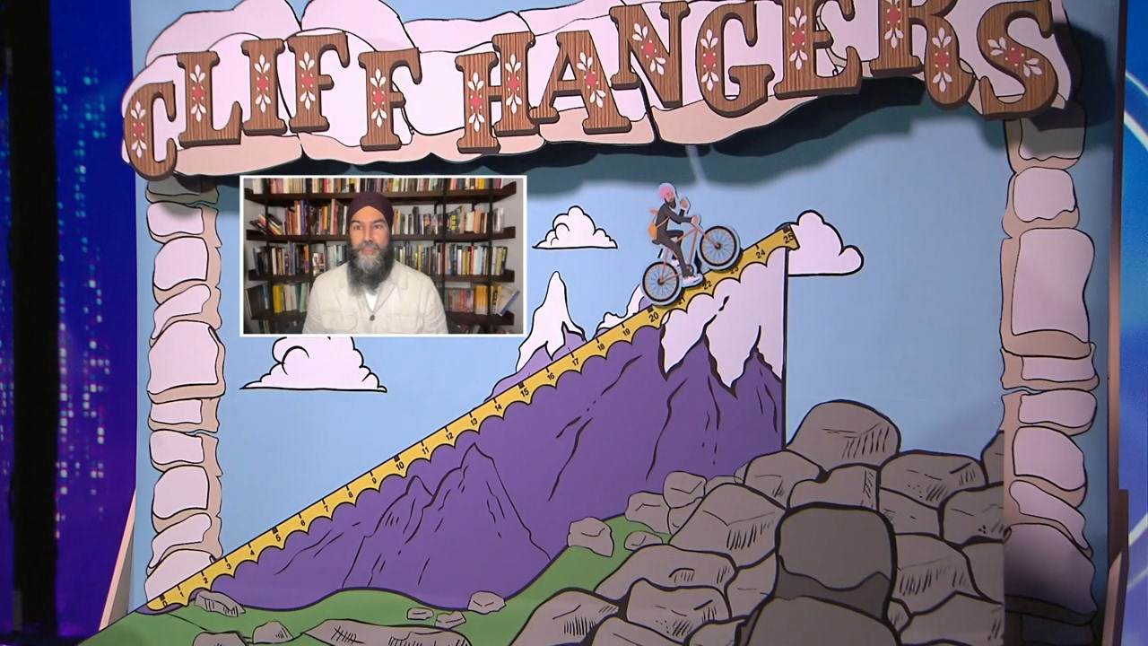 'The Price Is Right' Cliff Hangers Recreation Featuring Jagmeet Singh
