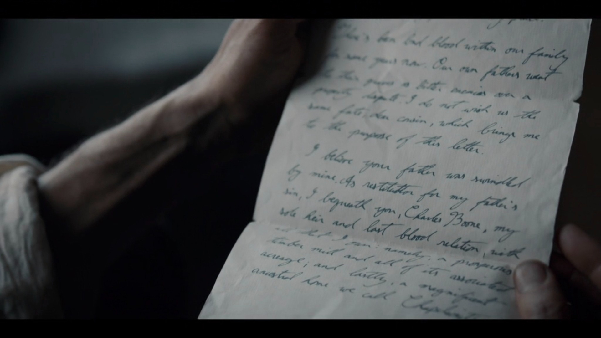 Cousin Stephen's Letter Closeup