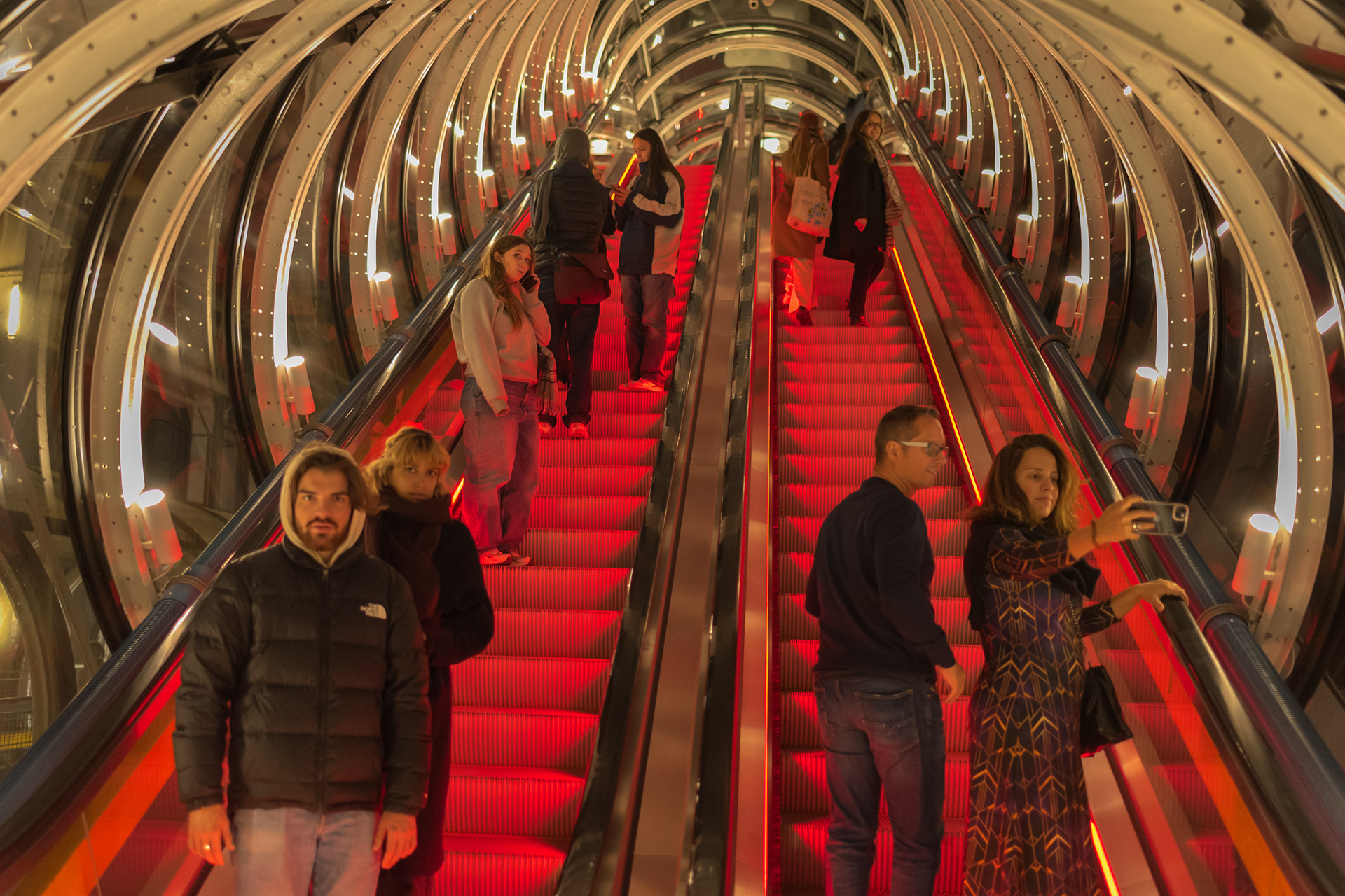 Centre Georges Pompidou, modern art museum in Paris, France, November 24, 2023.