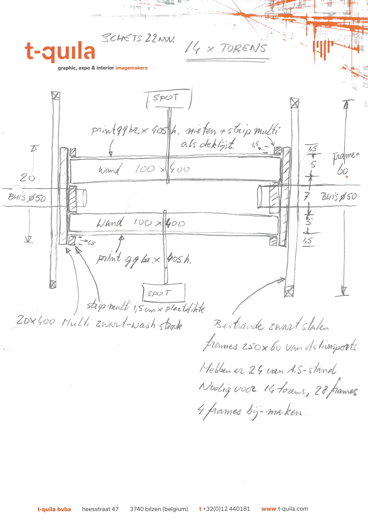 ontwerp schets