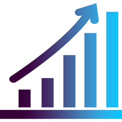 icone de gráfico de crescimento