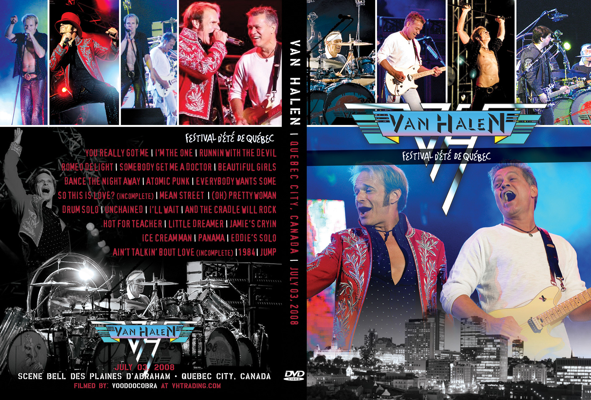 Whitespace Creative Design, Inc. - Van Halen Concert DVD Covers