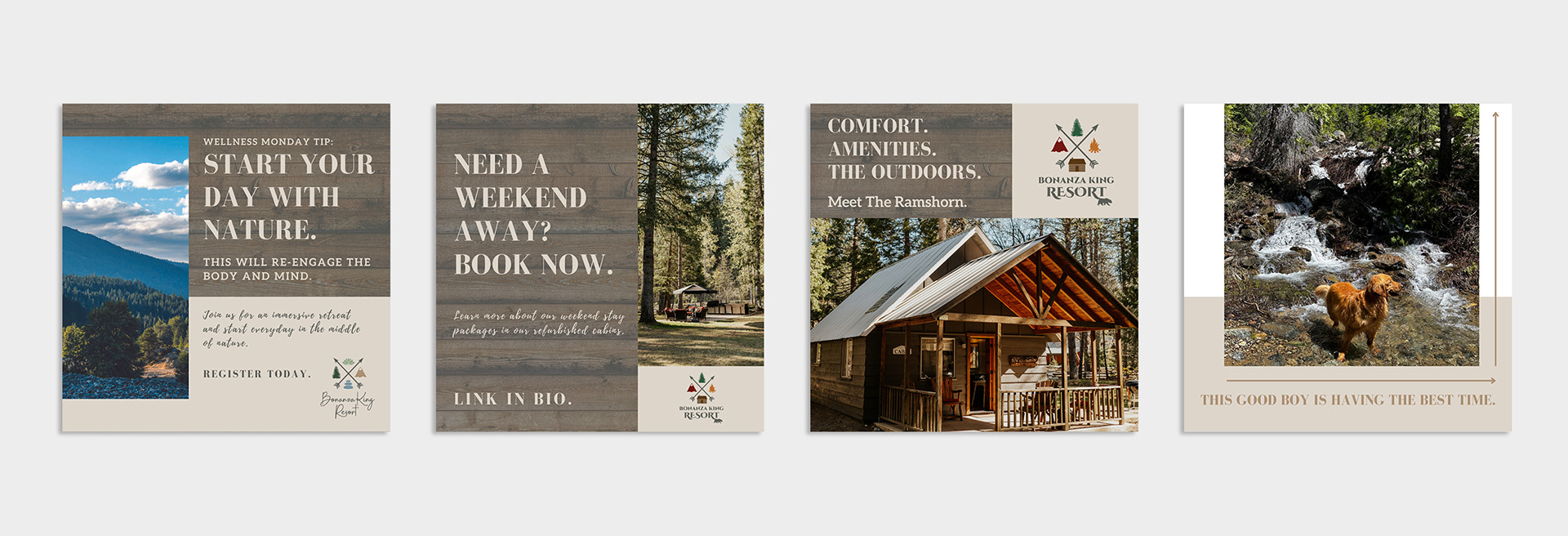 Bonanza King Resort Social Media Design