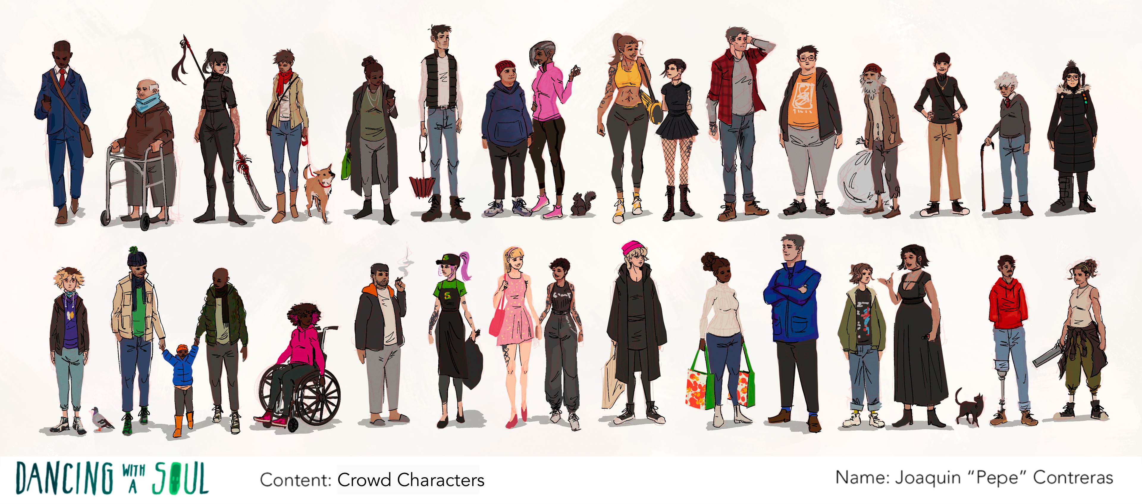 Crowd Character Sheet