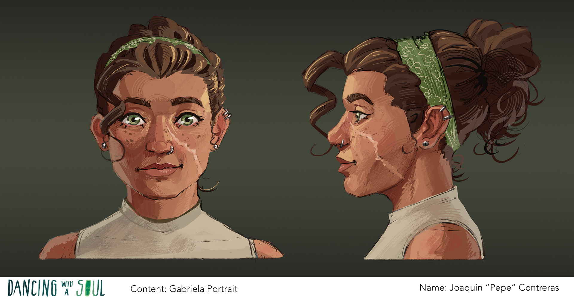 Gabriela Face Front and Side