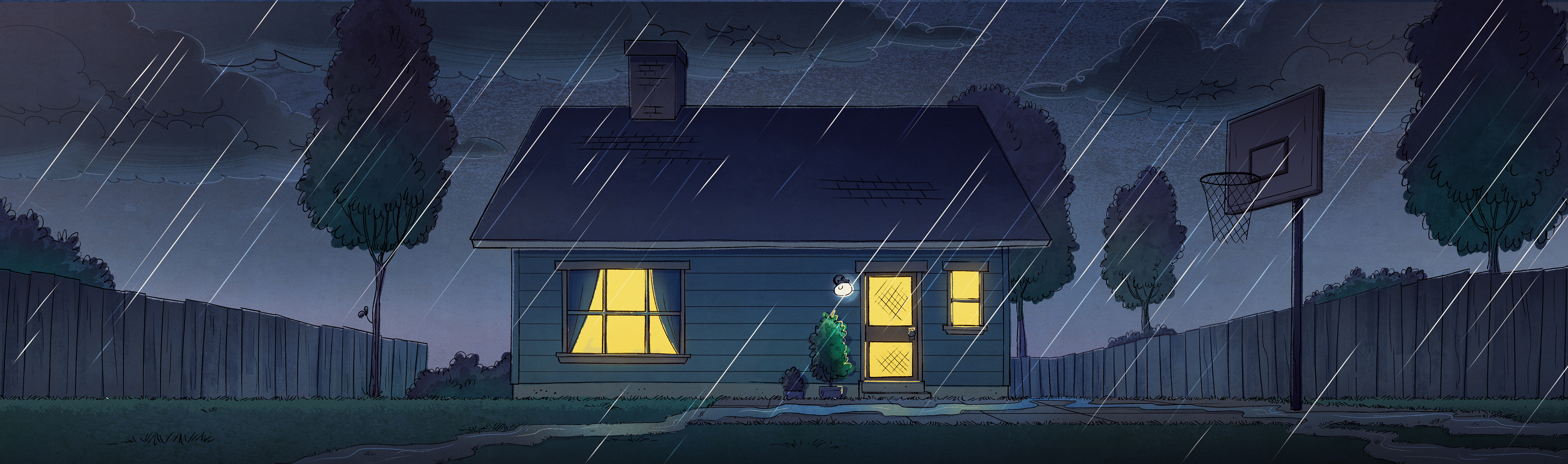 The Snoopy Show - Background Paining
