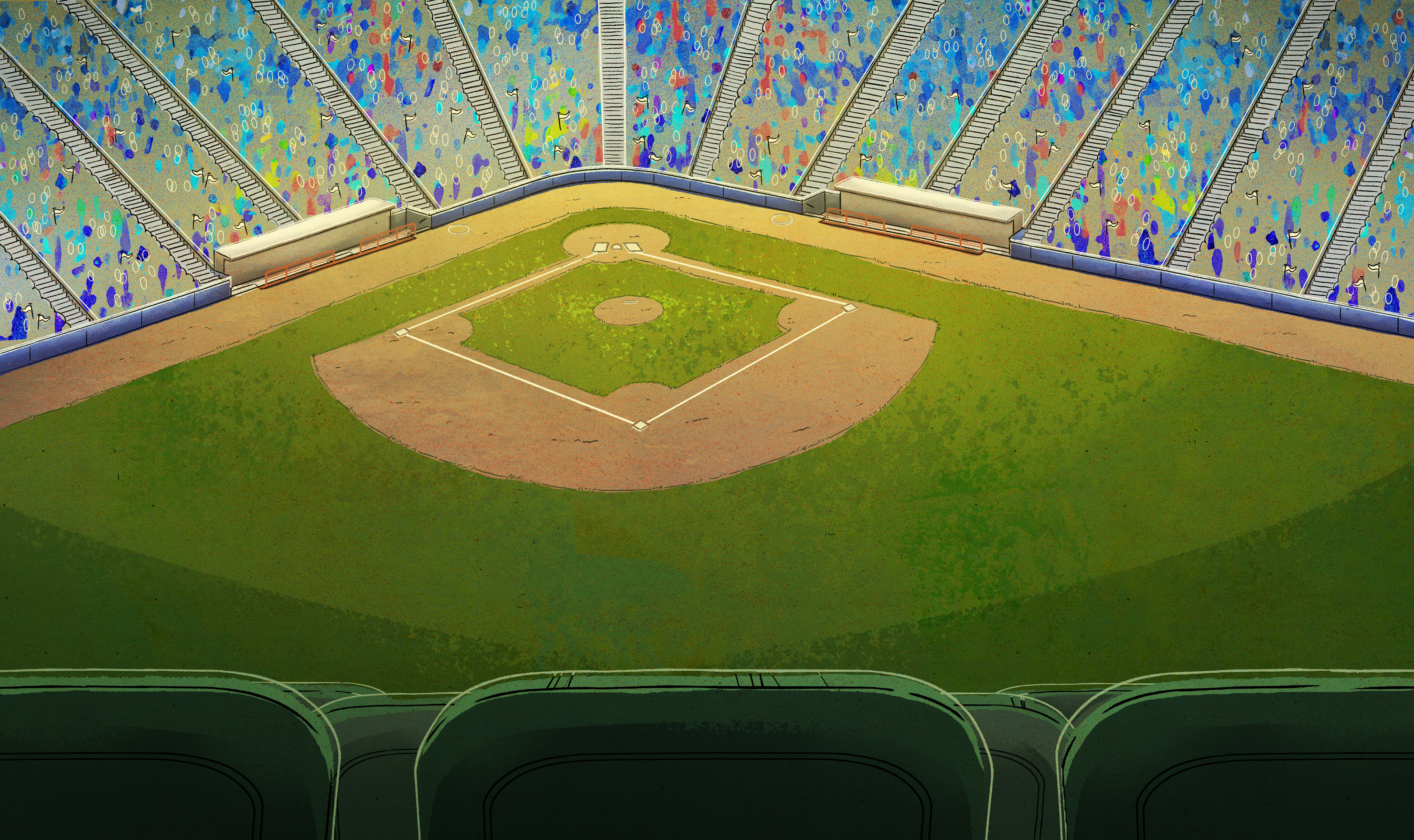 The Snoopy Show - Background Paining