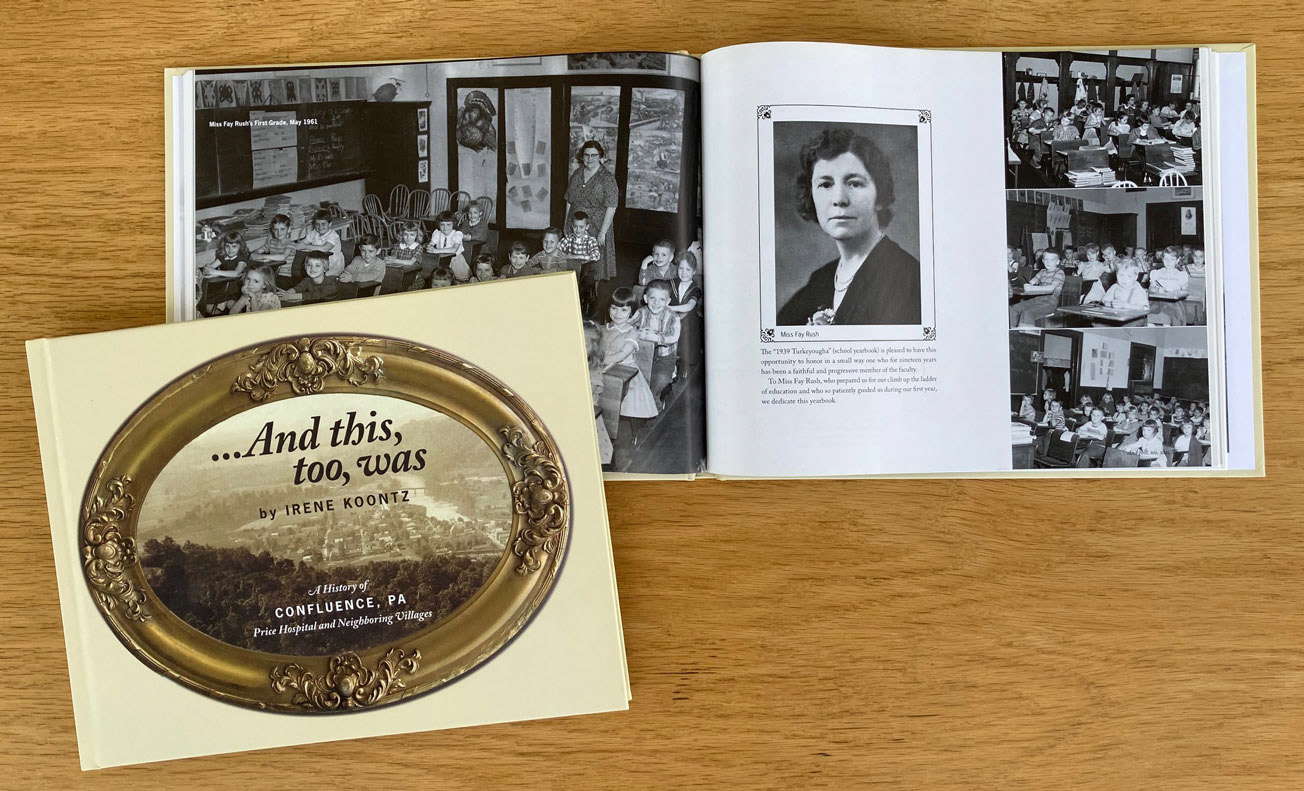 ...And this, too, was A book by Irene Koontz A history of Confluence, PA