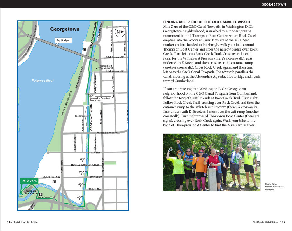 TrailGuide, two page spread, Editor Bryan M. Perry