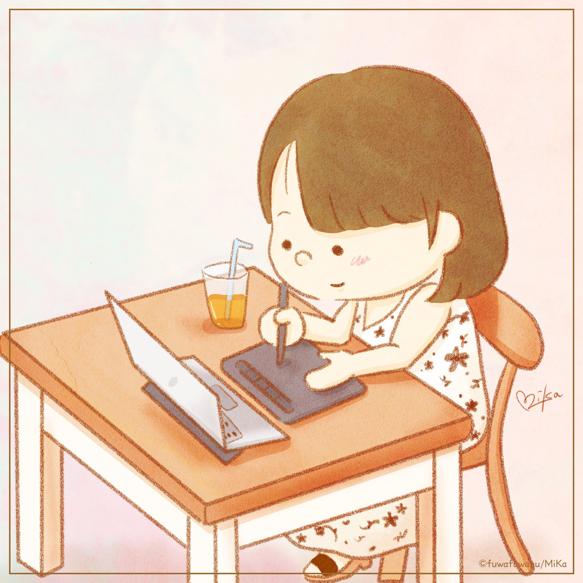 painting at cafeteria