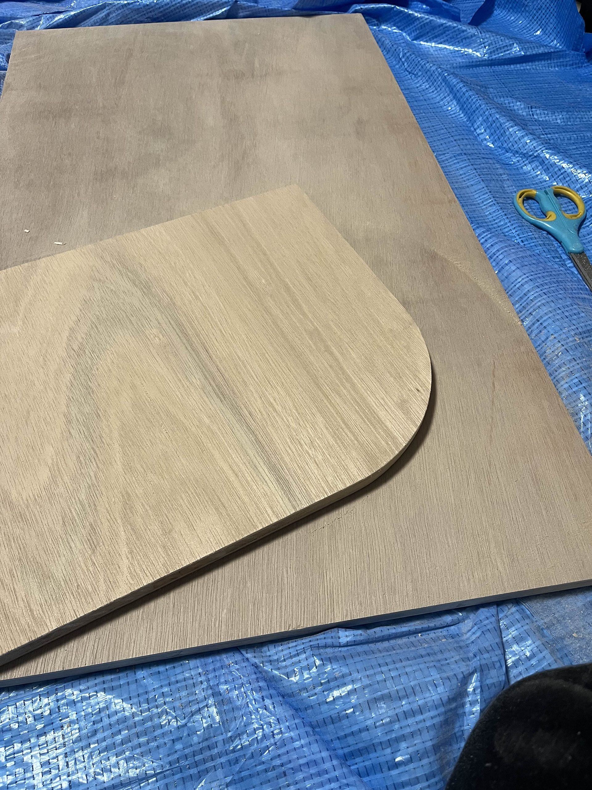 the corners were rounded off