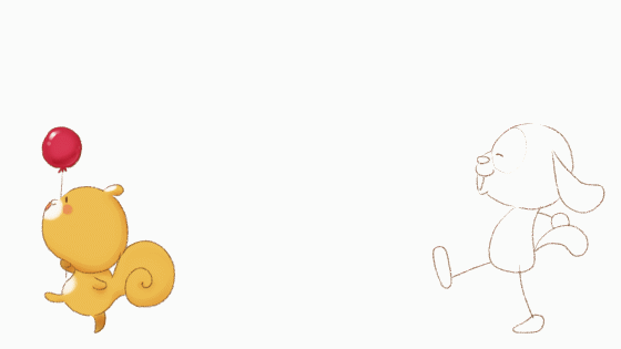 くりんとん①線画