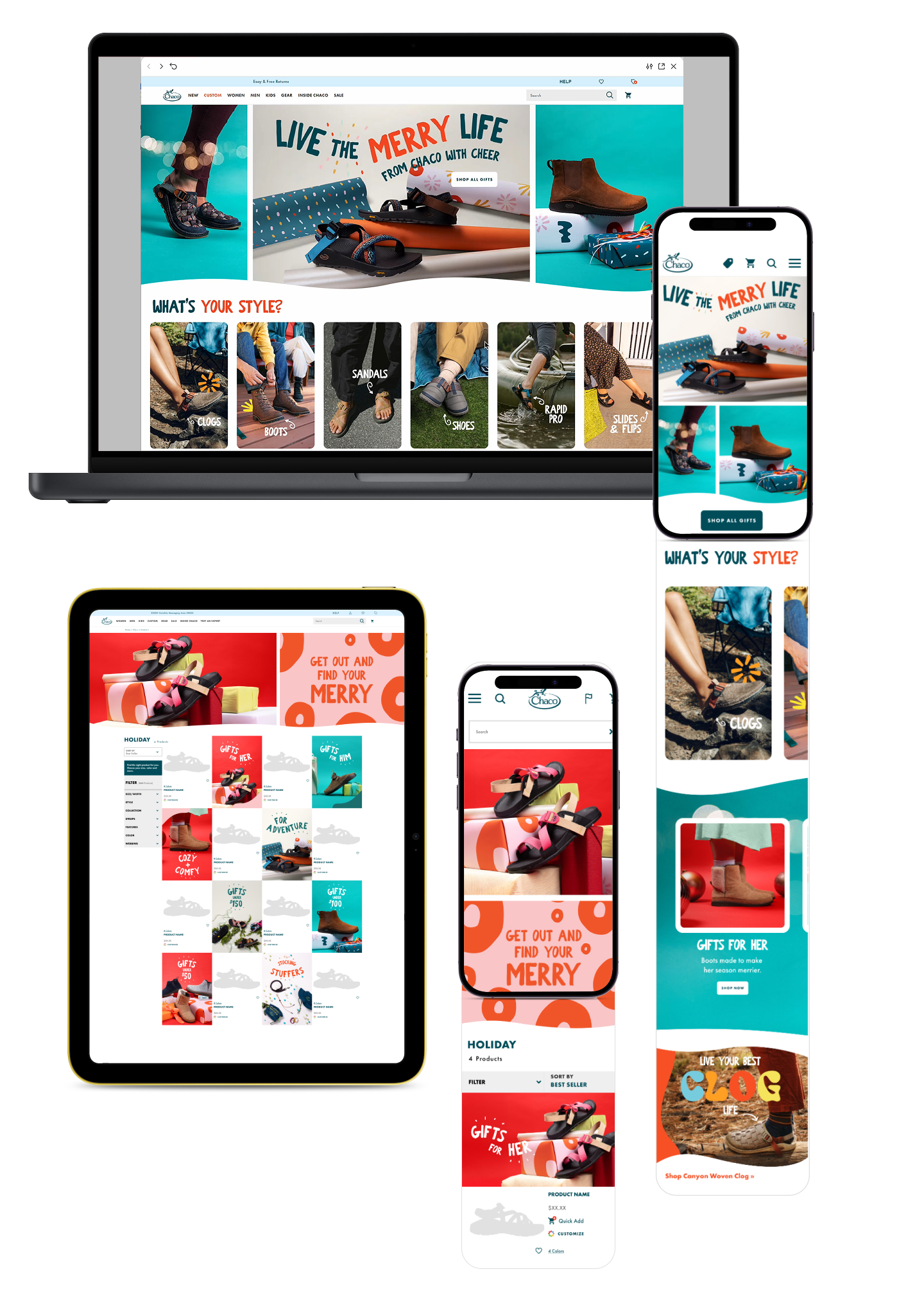 Holiday - Live the Merry Life Campaign