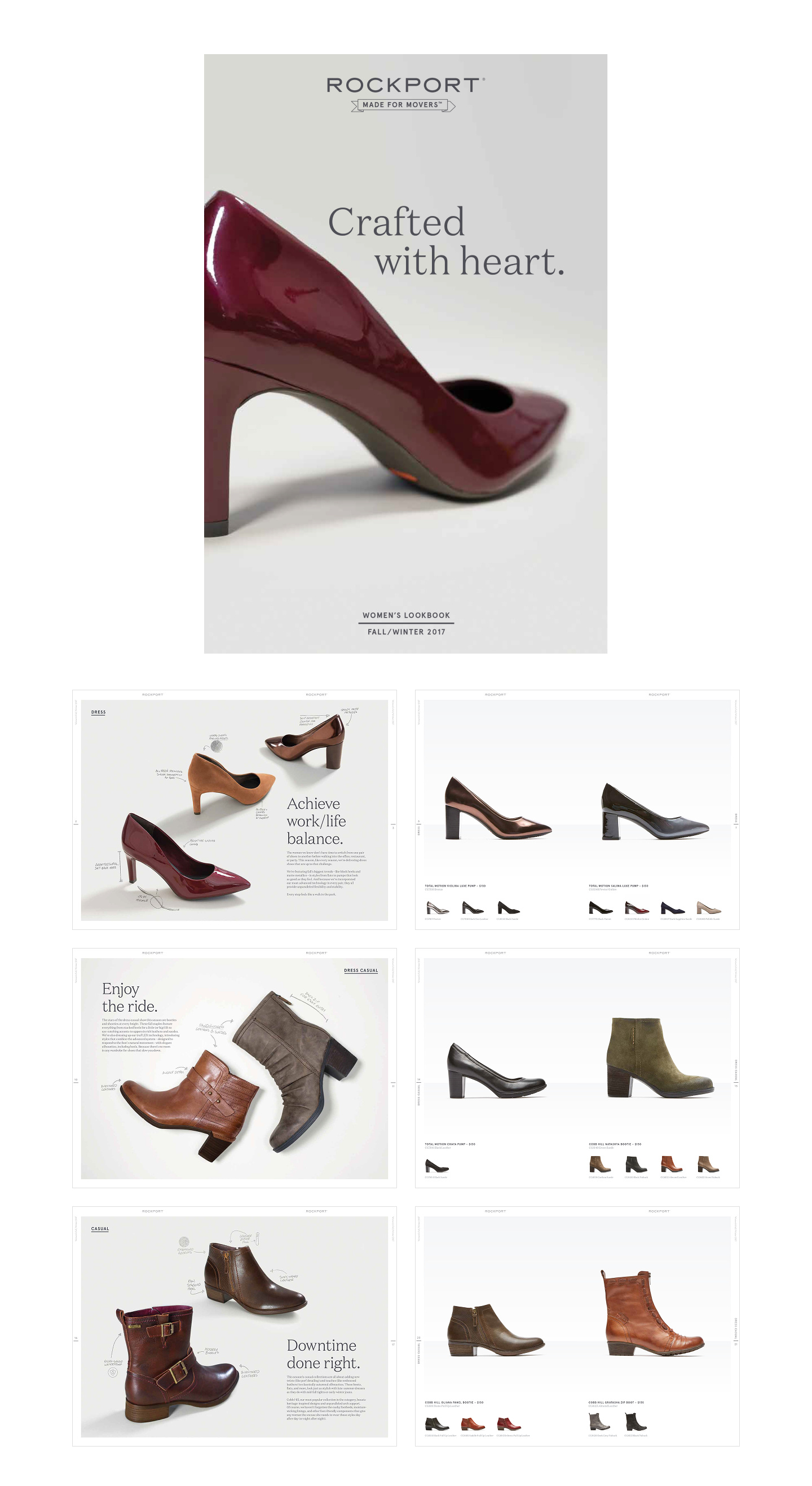 Rockport - Women's Look Book - Cover and Spreads
