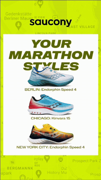 Saucony - Animated - Marathon Social Ads