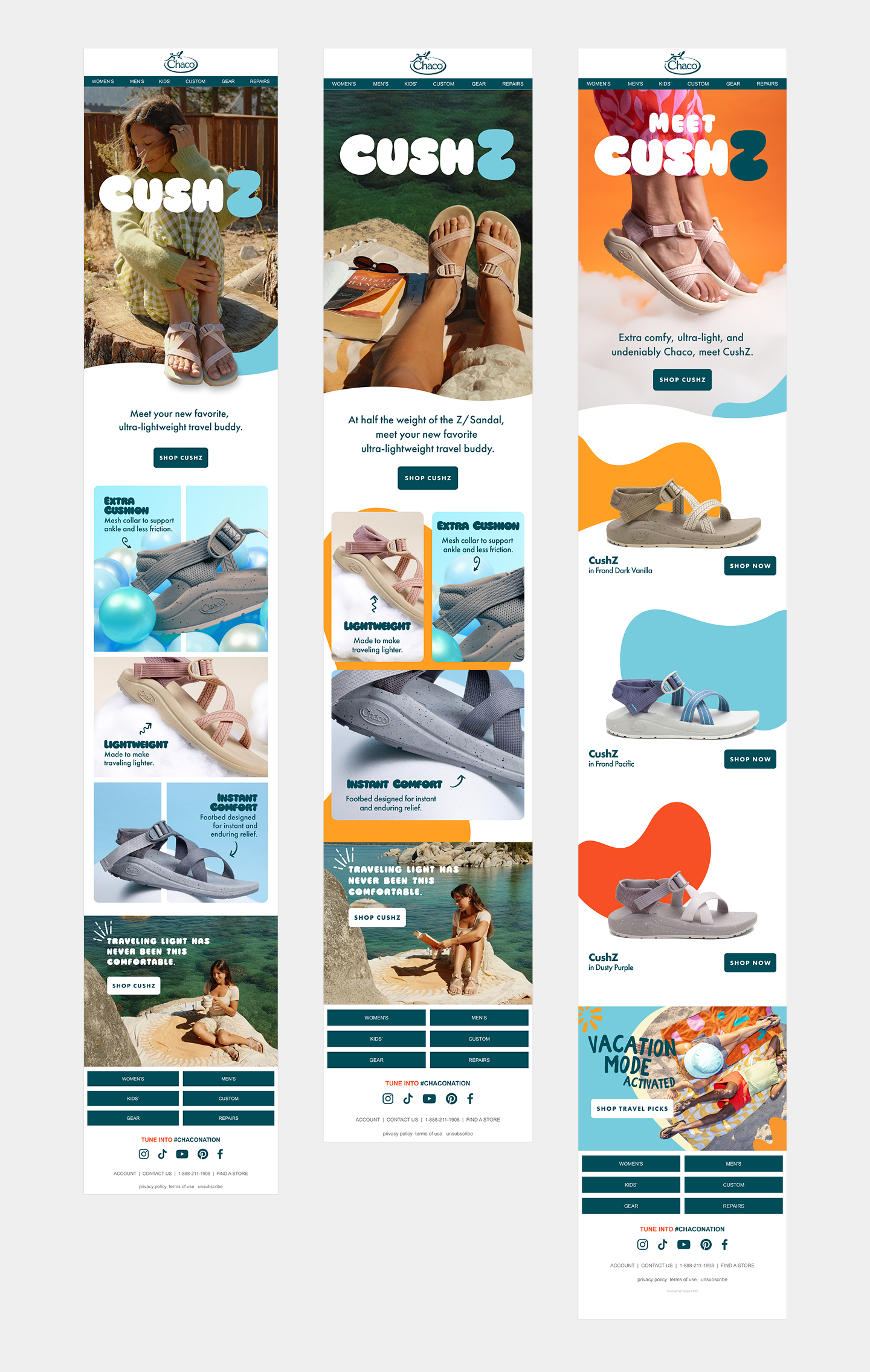 Chaco - CushZ - Segmented Buyer/Non-Buyer Emails